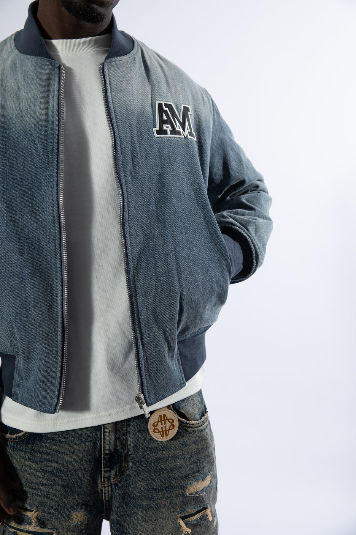 Idalia Denim Bomberjack Blue