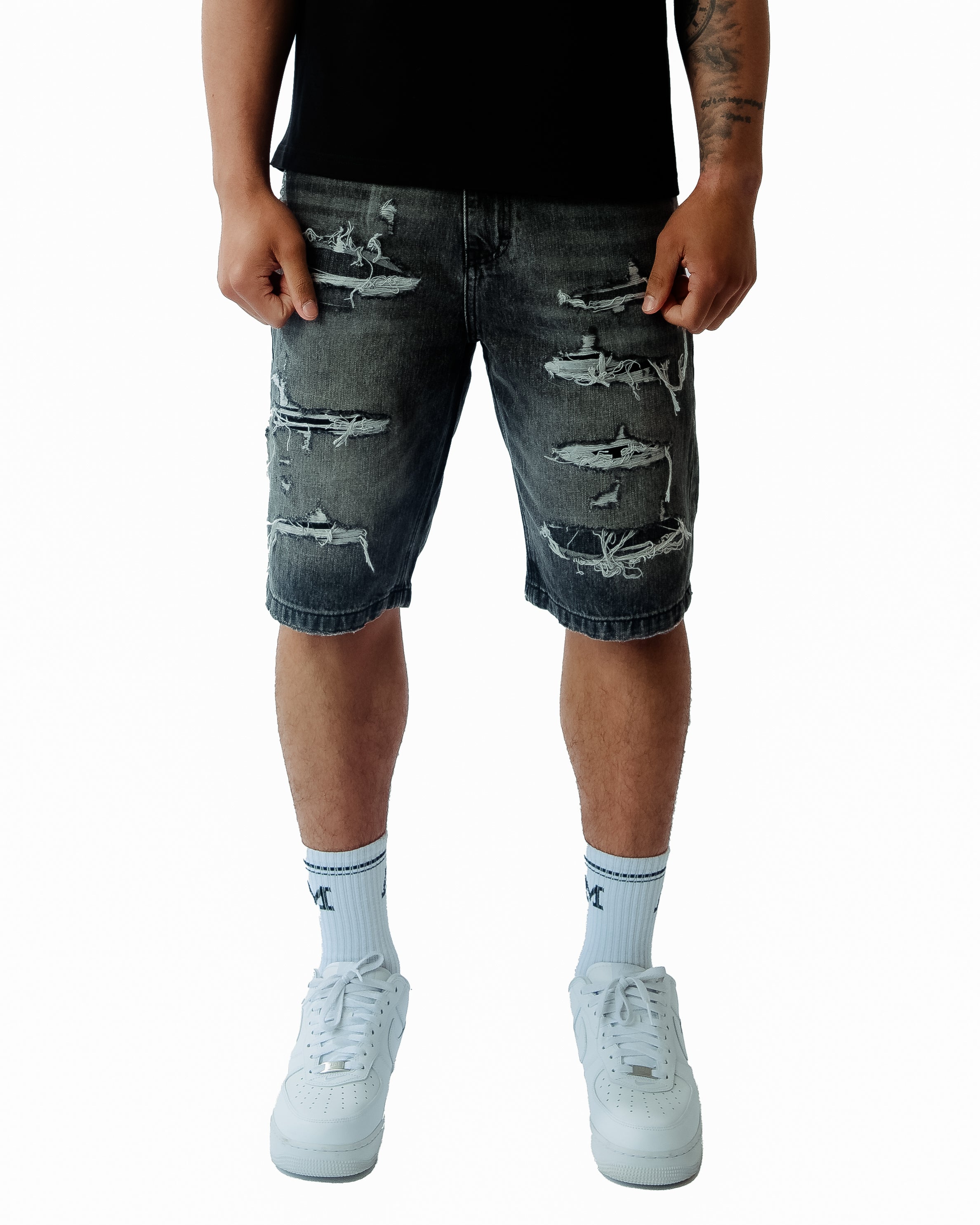 Imola Mid Grijze Shorts