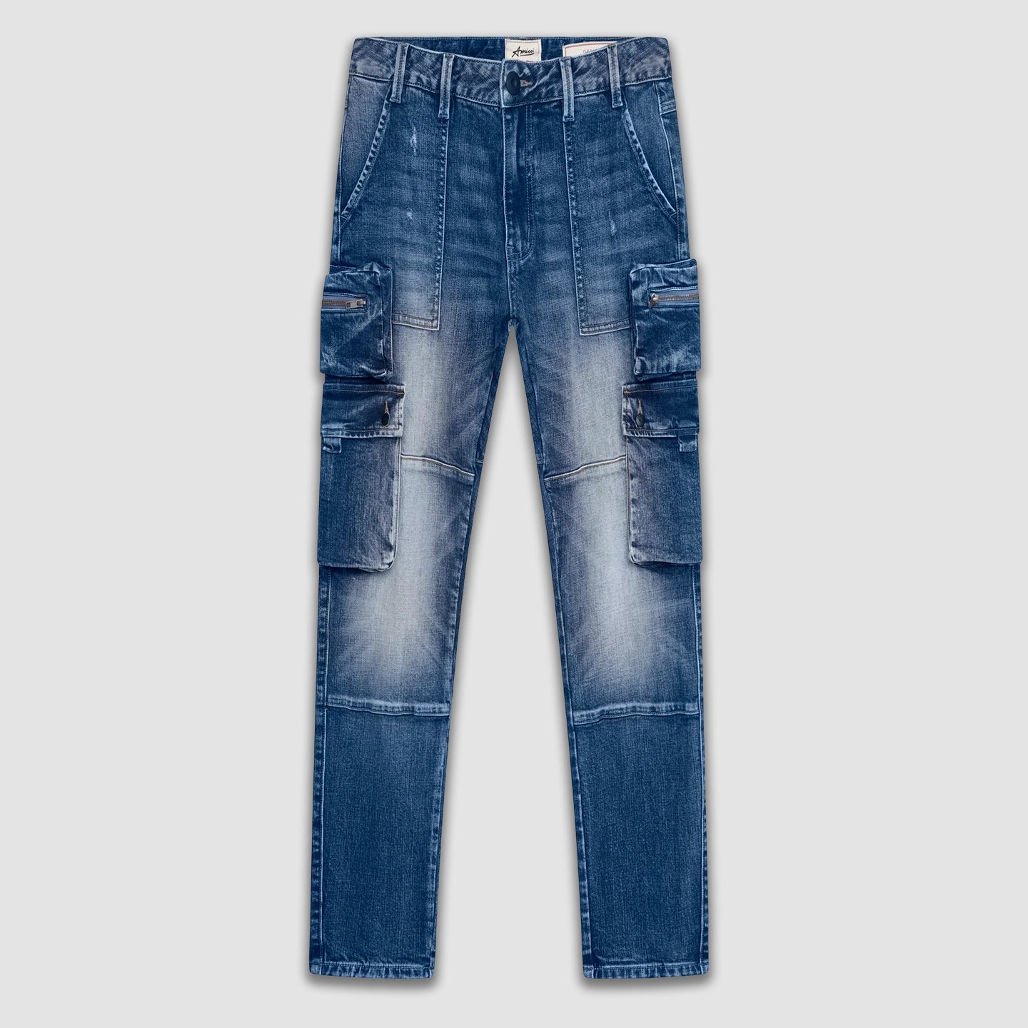 Jeans de carga Cassara azules