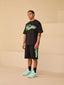 Verdent Grafik T-Shirt Siyah