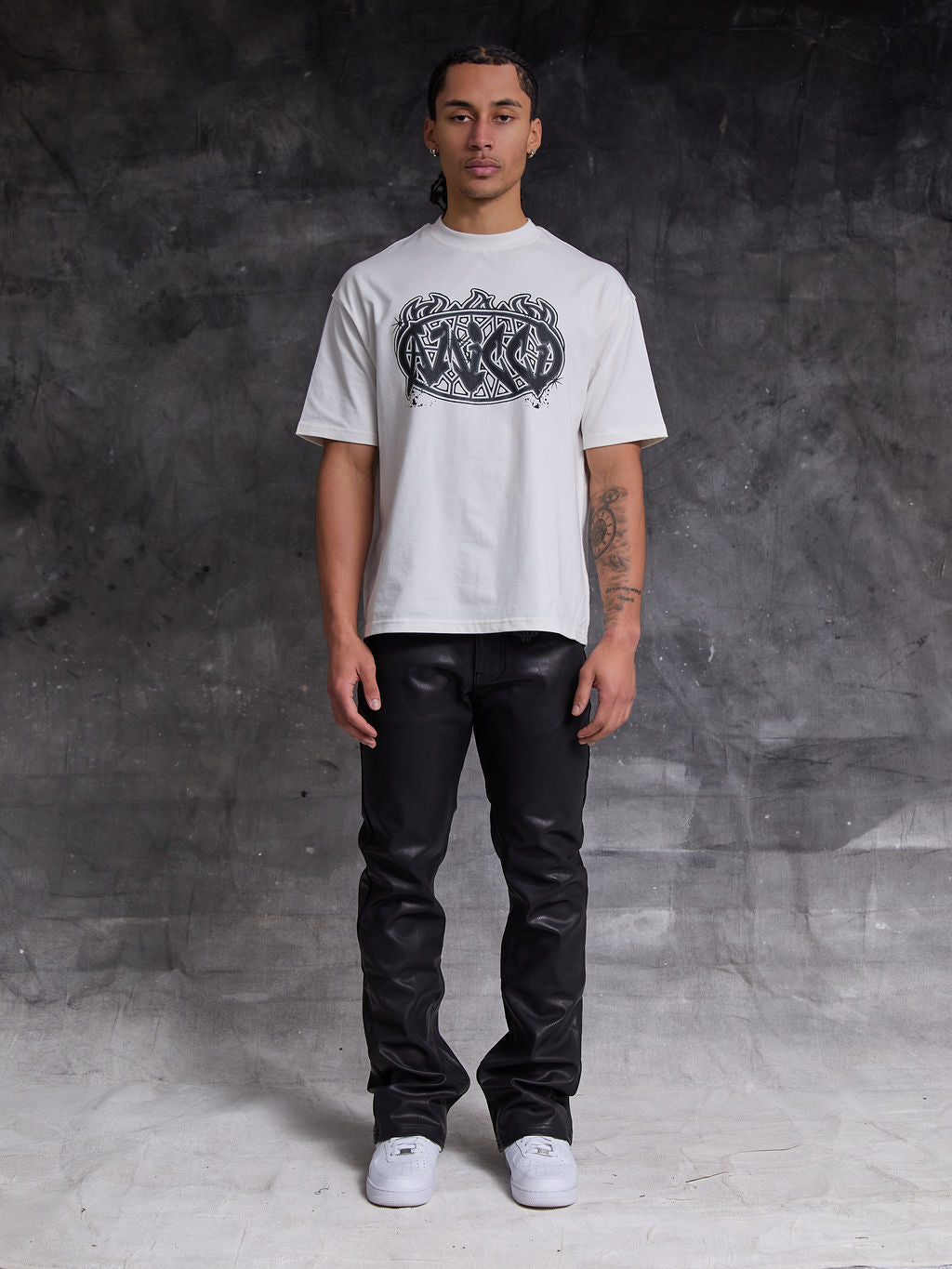 Dario Zwarte Leren Broek