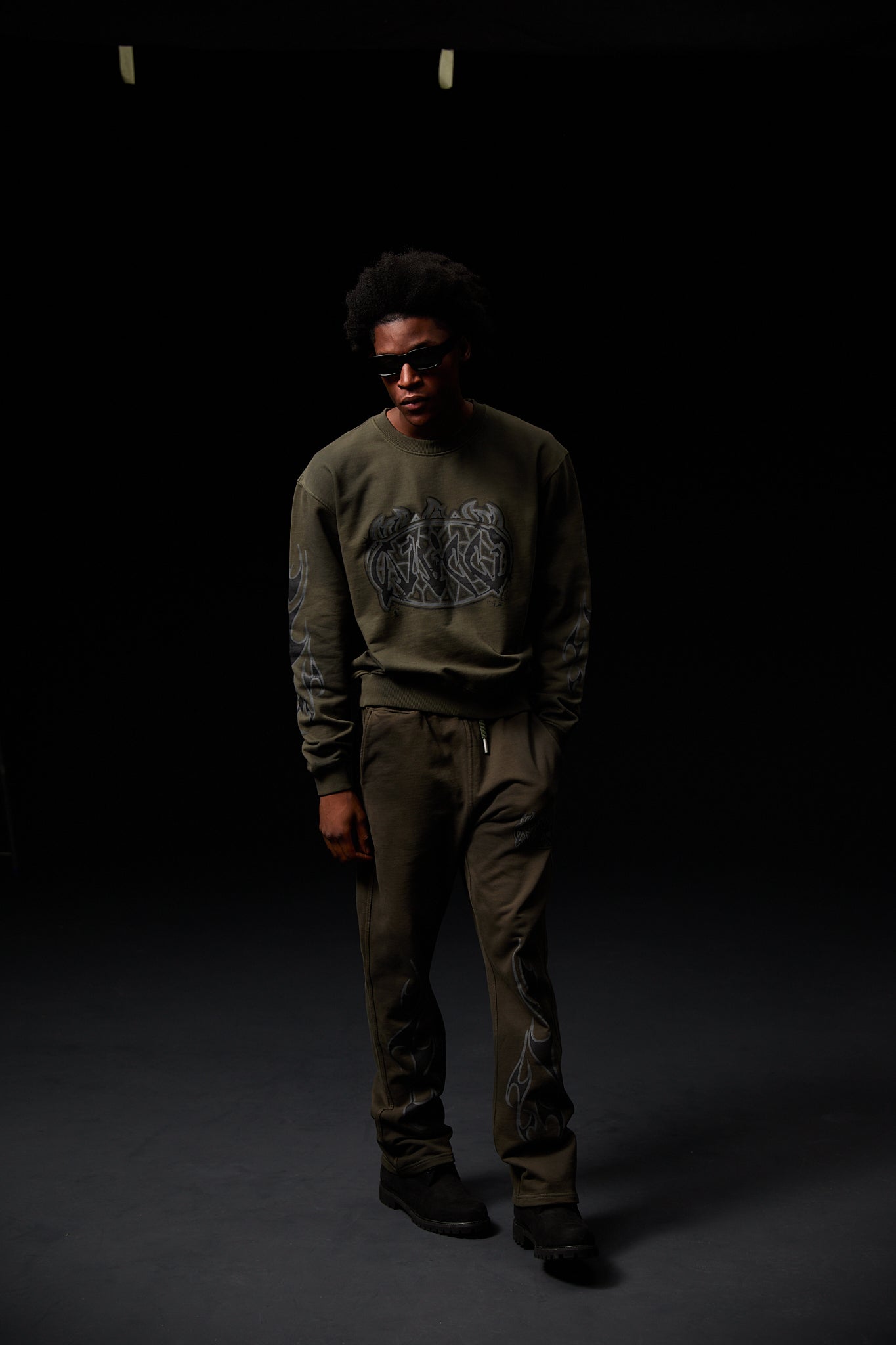 Honova Graphic Pant Green