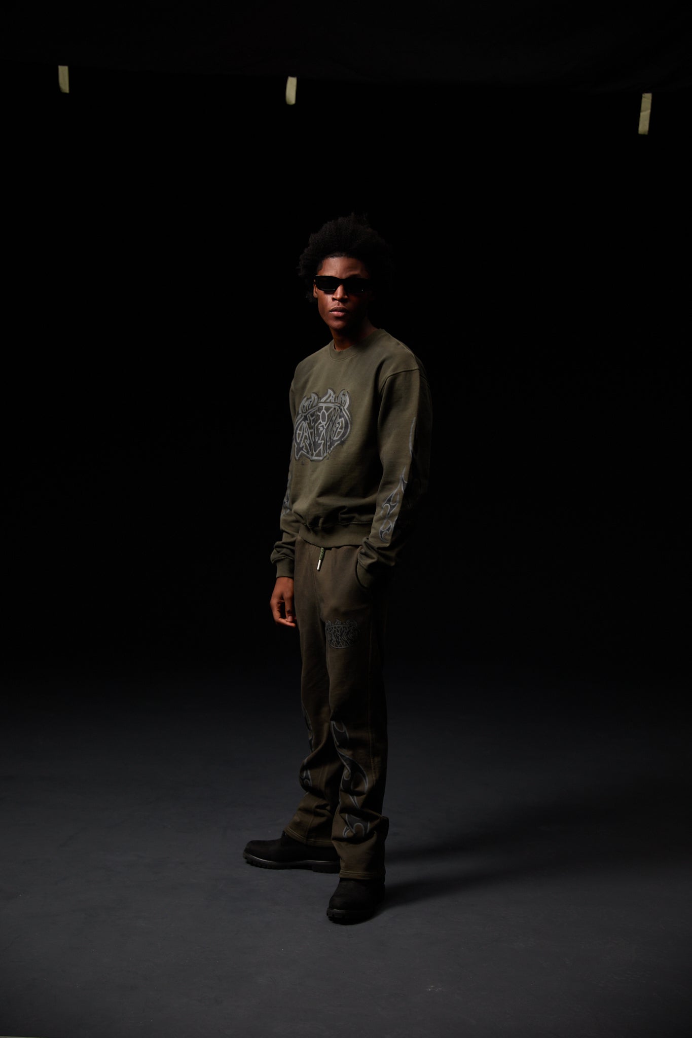 Honova Graphic Pant Green