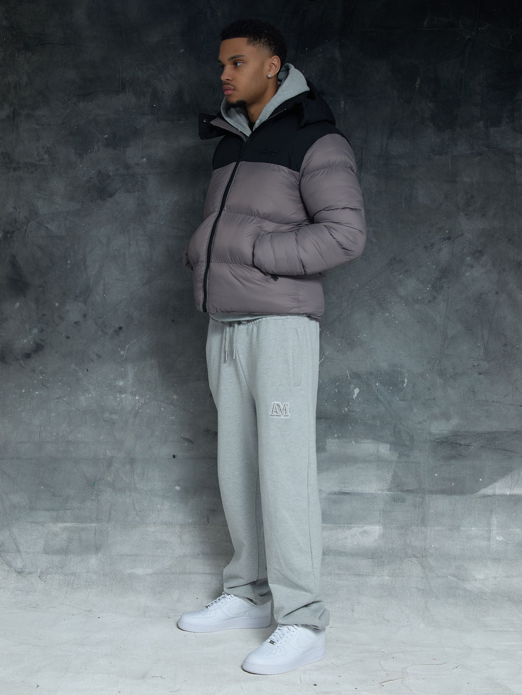 Chaqueta Puffer Bellezza Gris