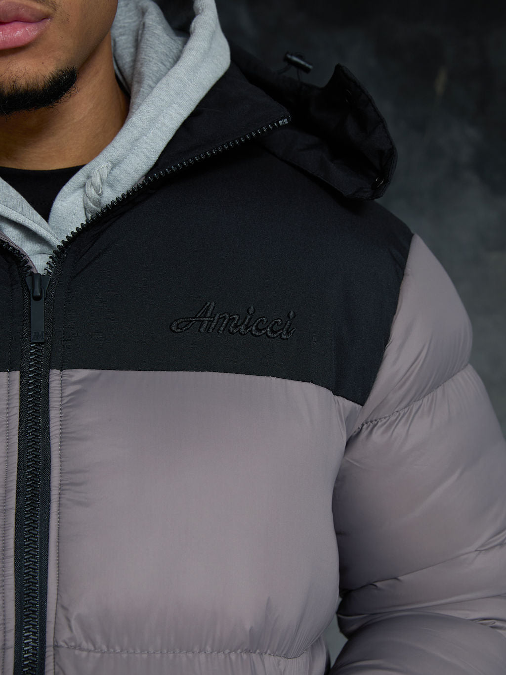 Chaqueta Puffer Bellezza Gris