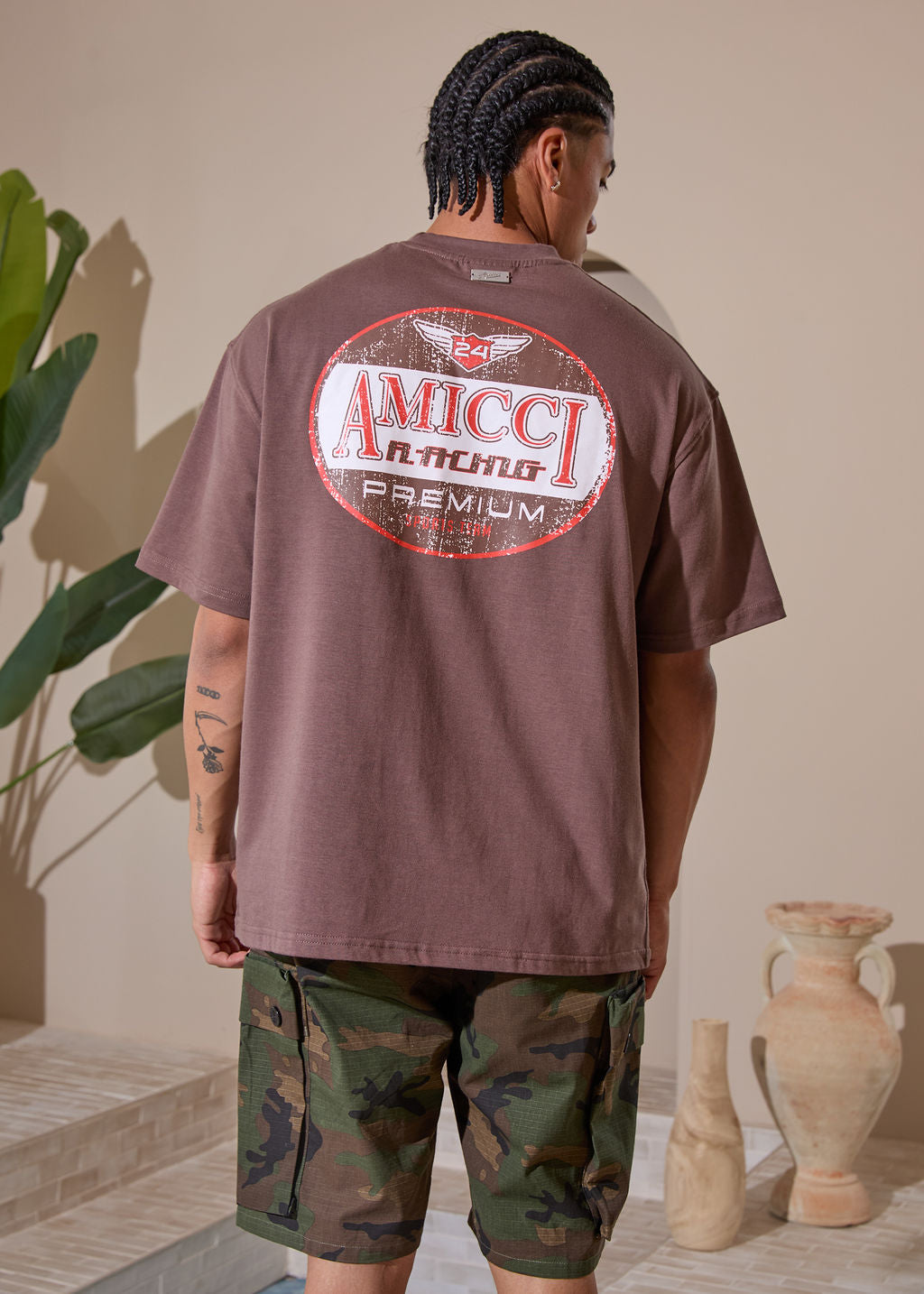 Tabor Groene Cargo Camo Shorts