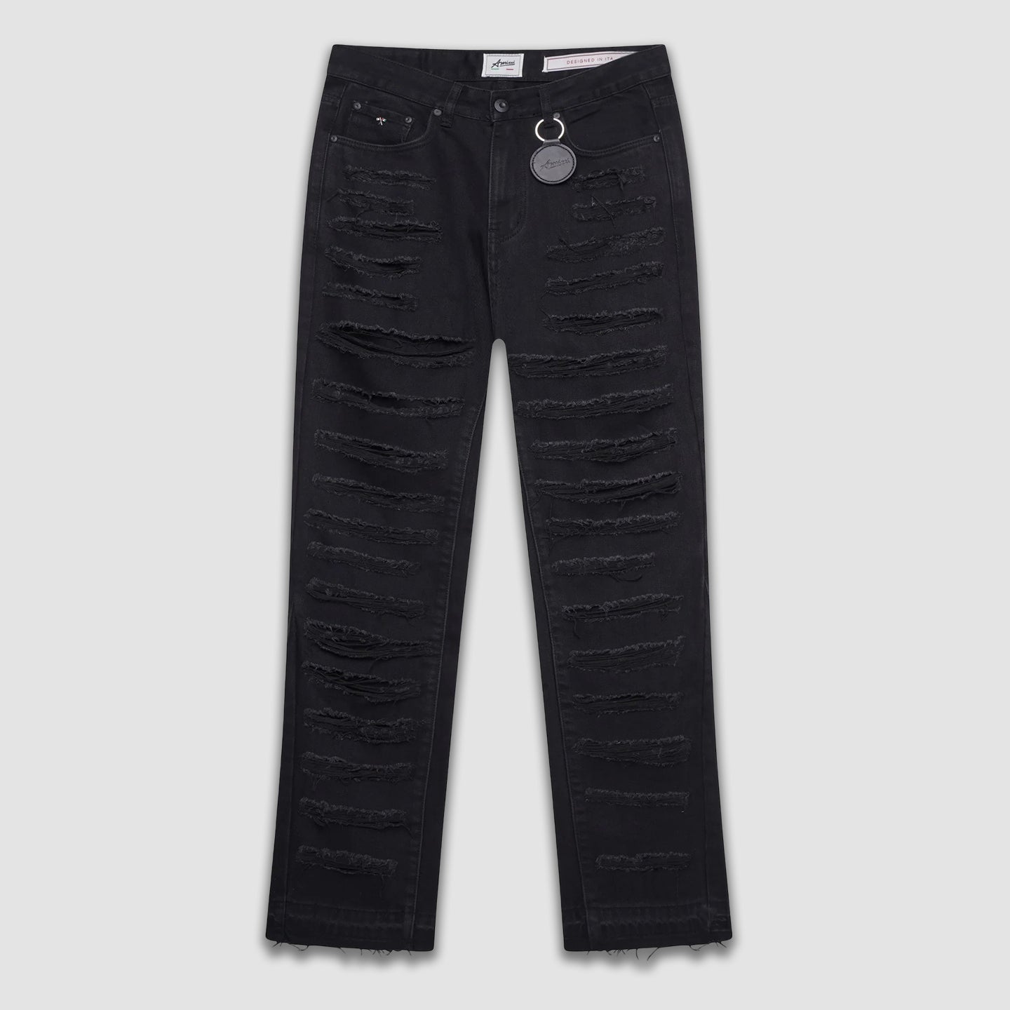 Denim rasgado Bresso negro