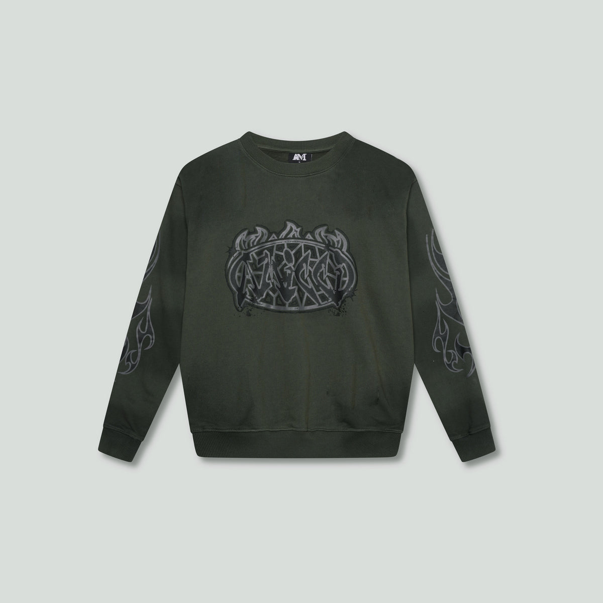 Honova Graphic Crewneck Green