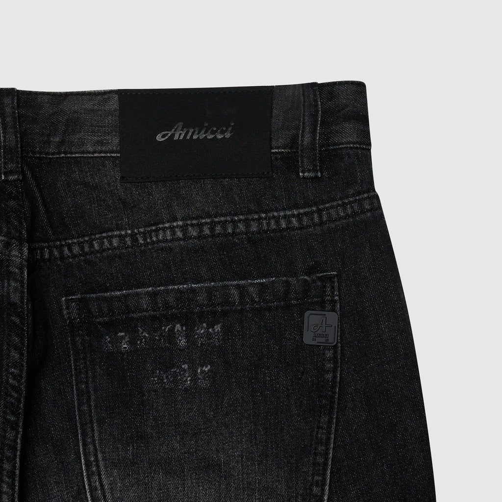 Jeans de campana negros Trivoni
