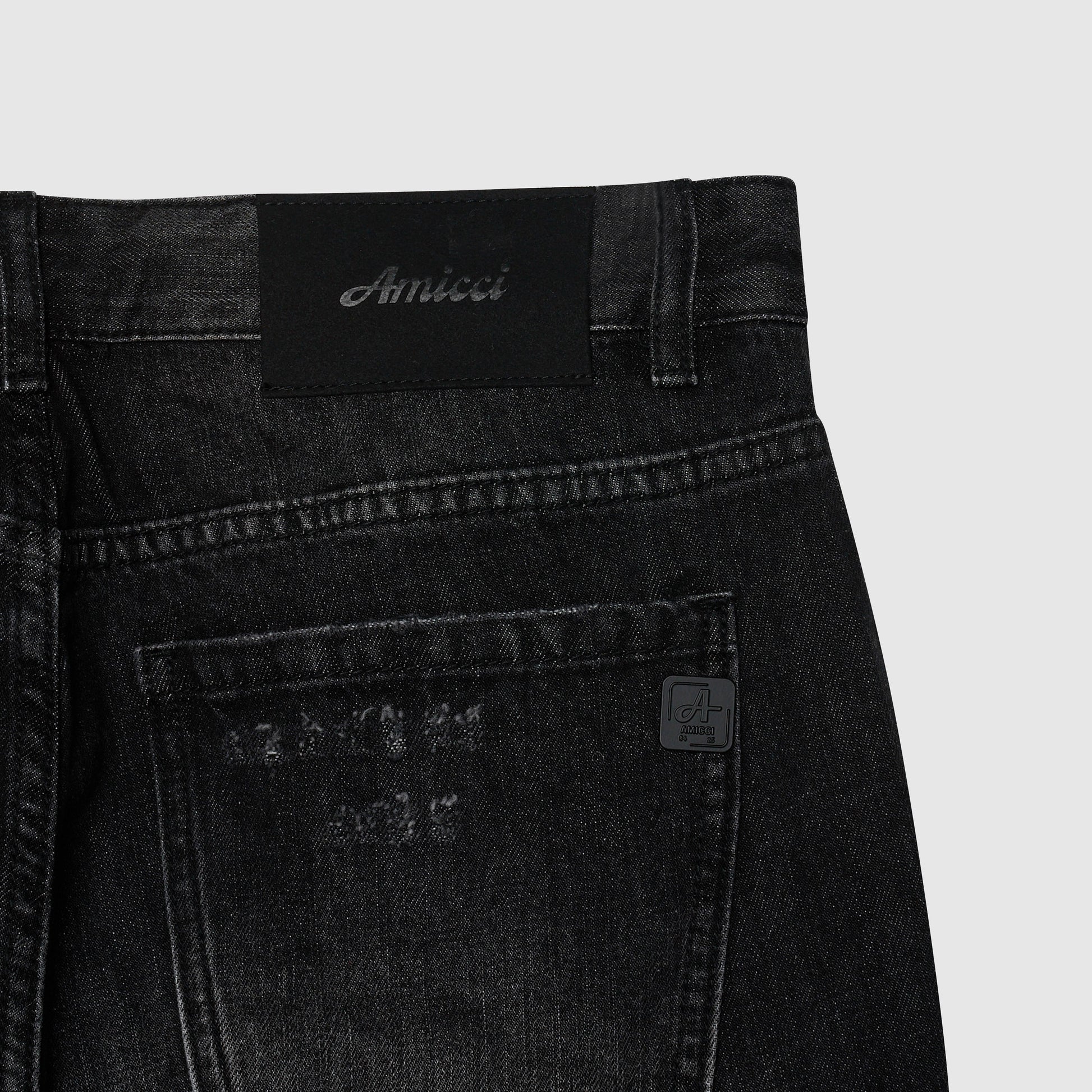 Jeans de campana negros Trivoni