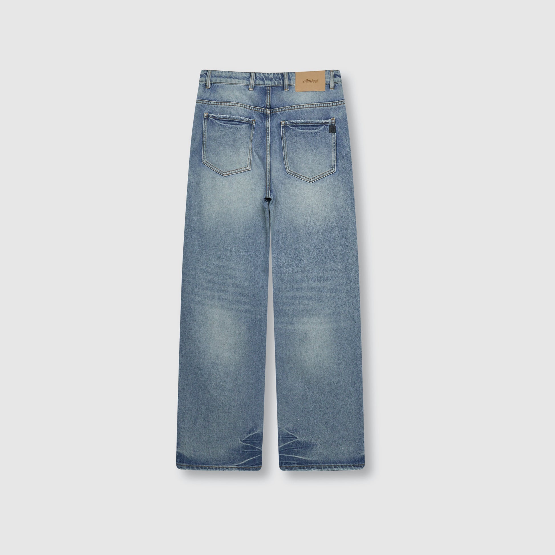 Manuel Lichtblauwe Gescheurde Jeans