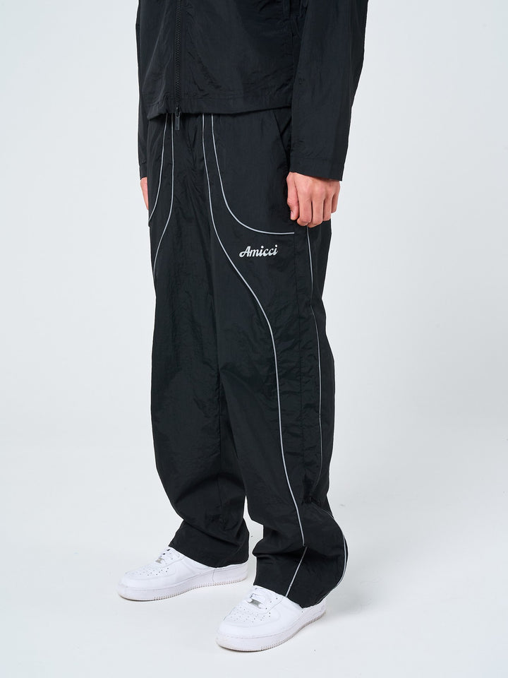 Carson Black Shell Pant