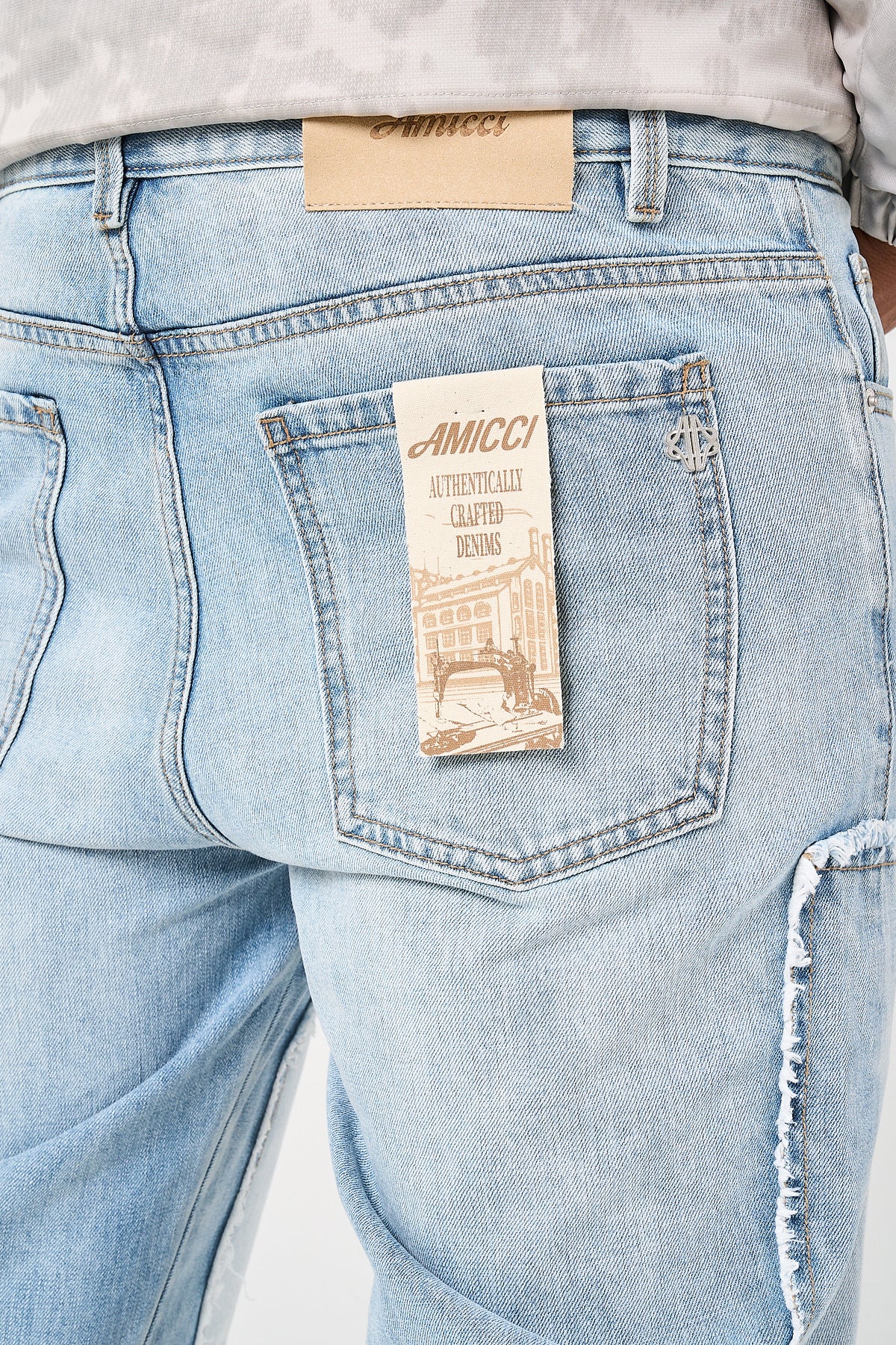 Hernan Groene Was Jeans