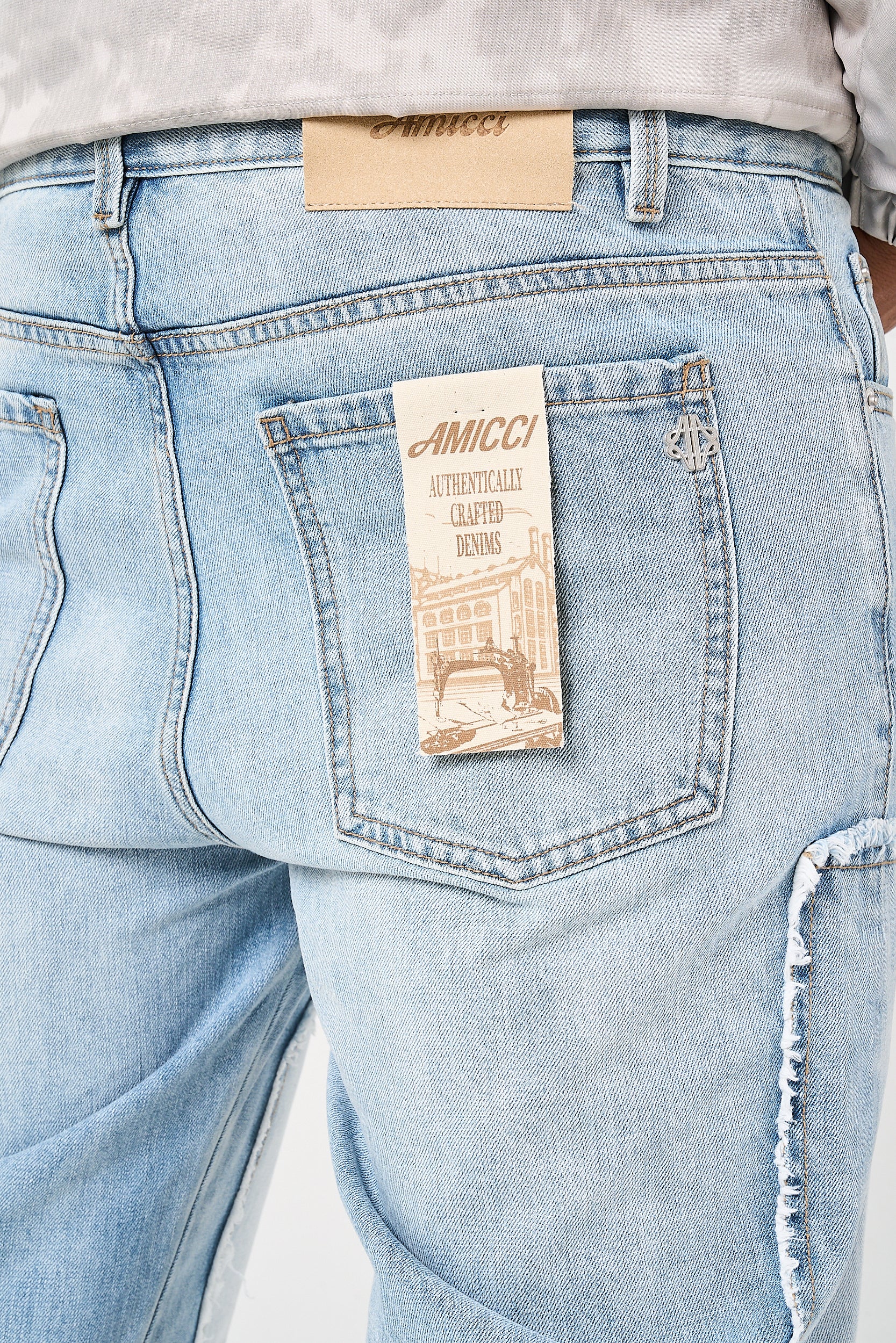 Hernan Light Blue Carpenter Jean