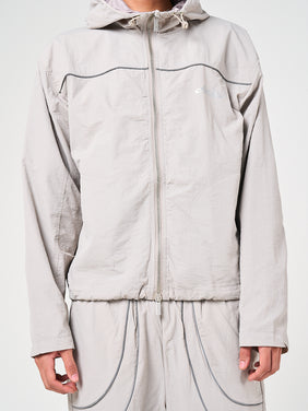 Carson Grey Windbreaker