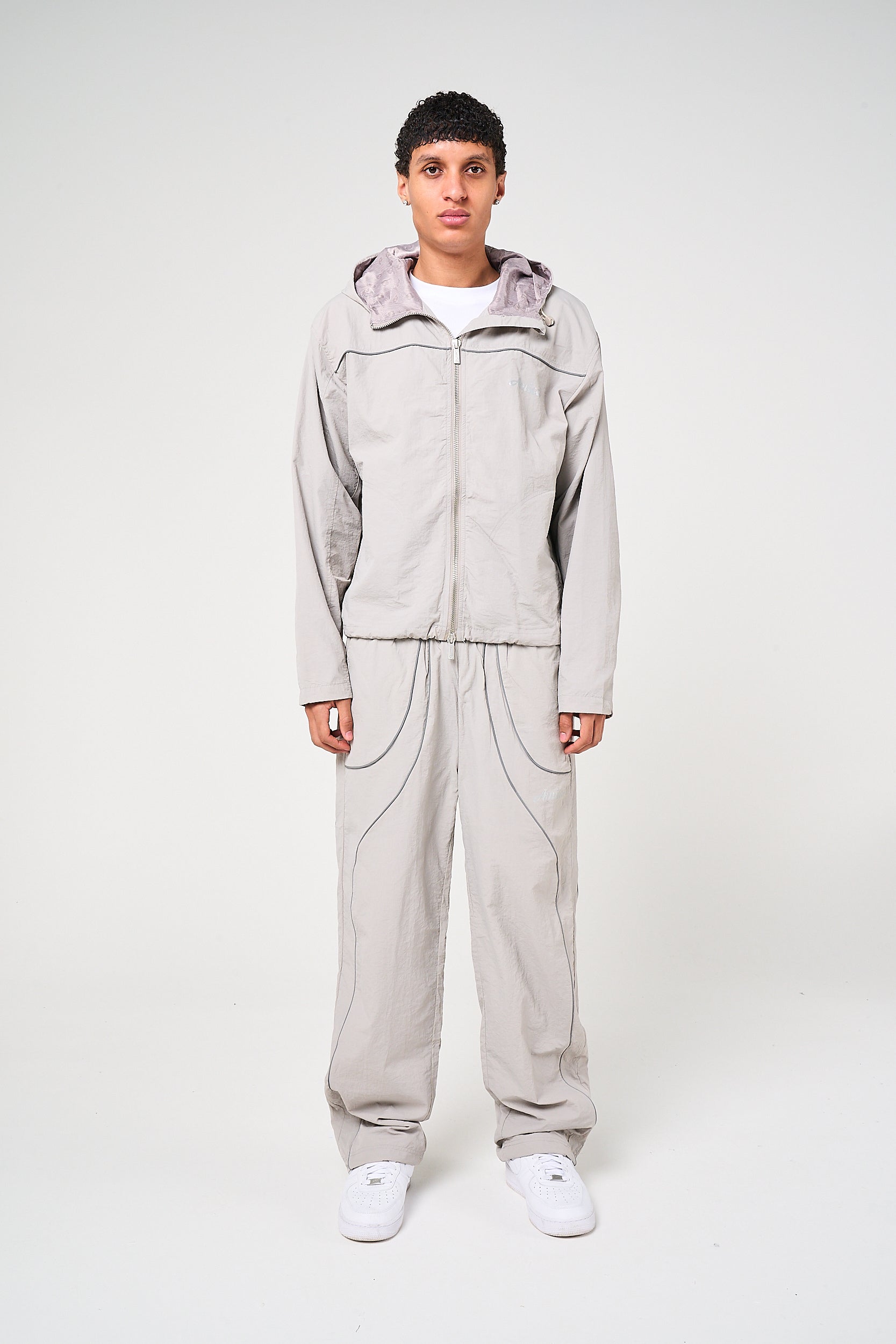 Carson Grey Windbreaker
