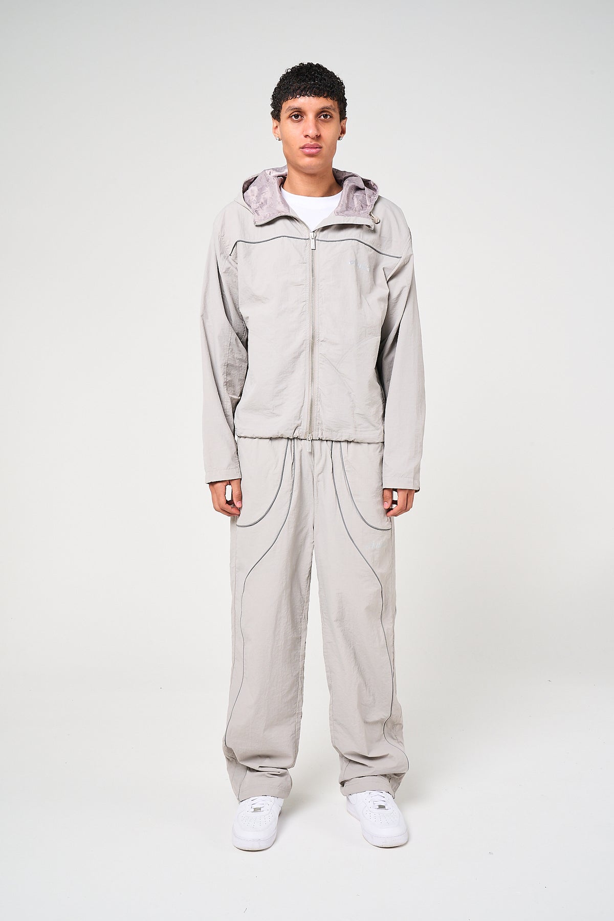 Carson Grey Shell Broek