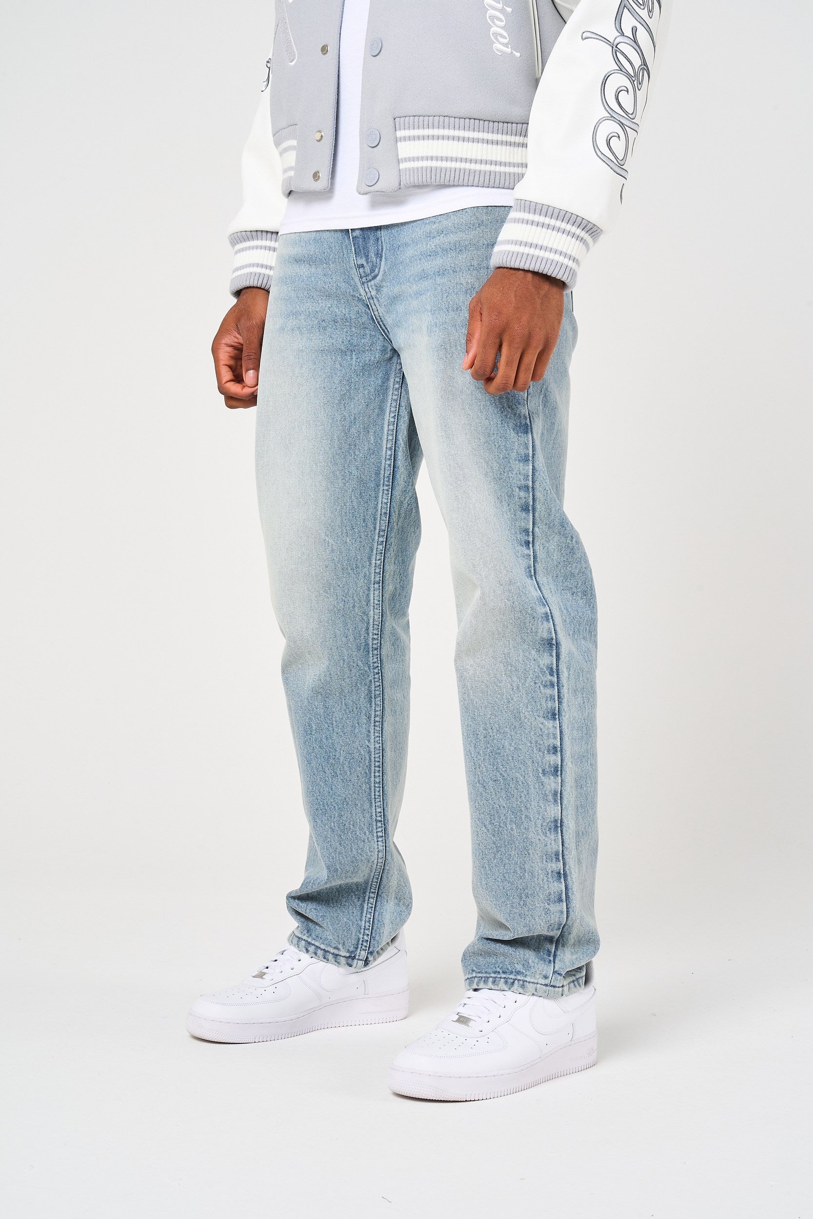 Amicci Premium Quality Men's Ripped Denim Jeans - Italian Styling
