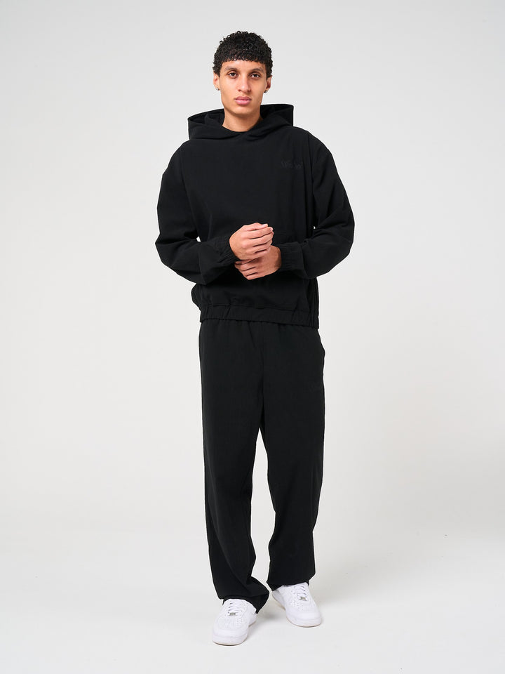 Cylinder Black Needlecord Jogger