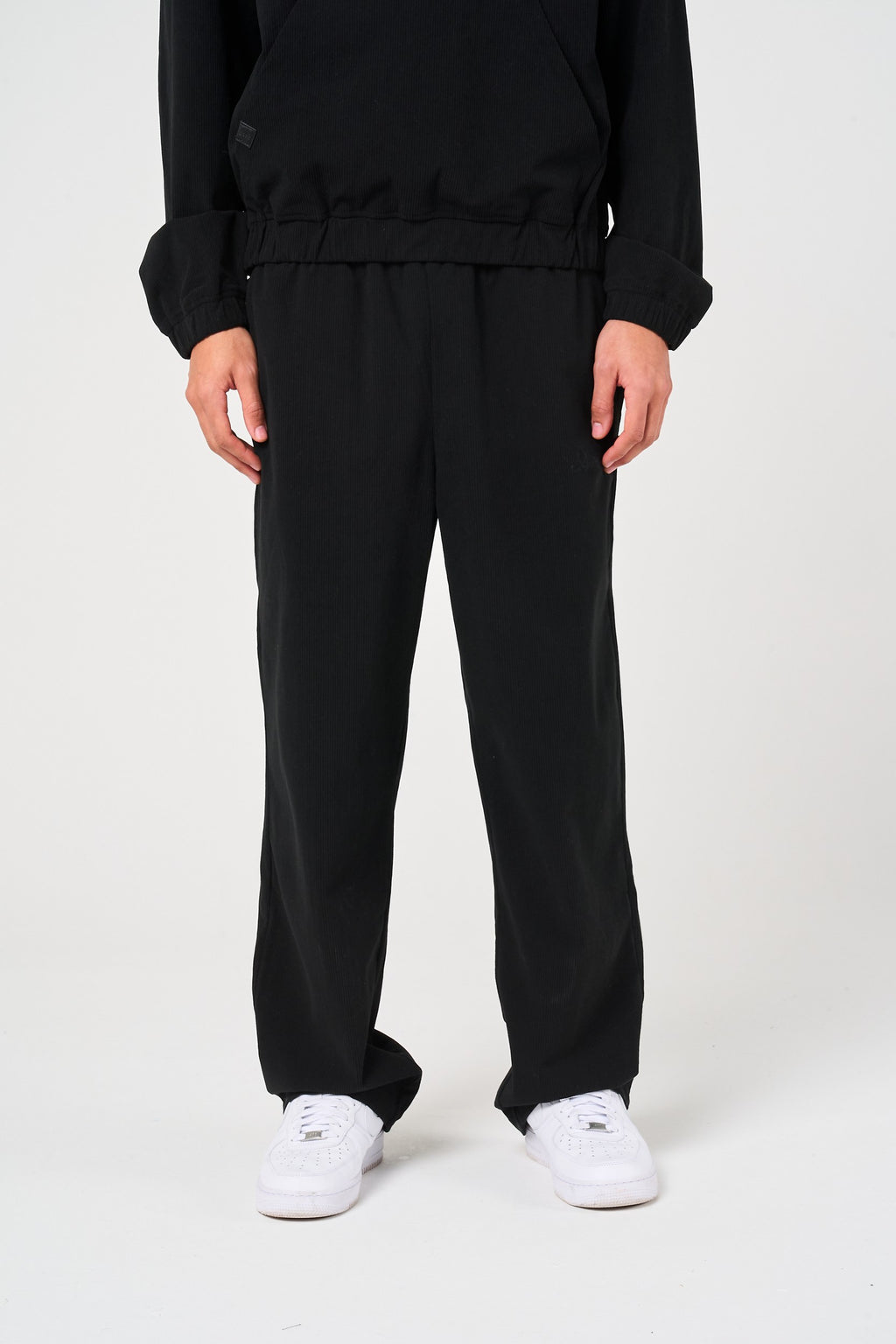 Cylinder Black Needlecord Jogger