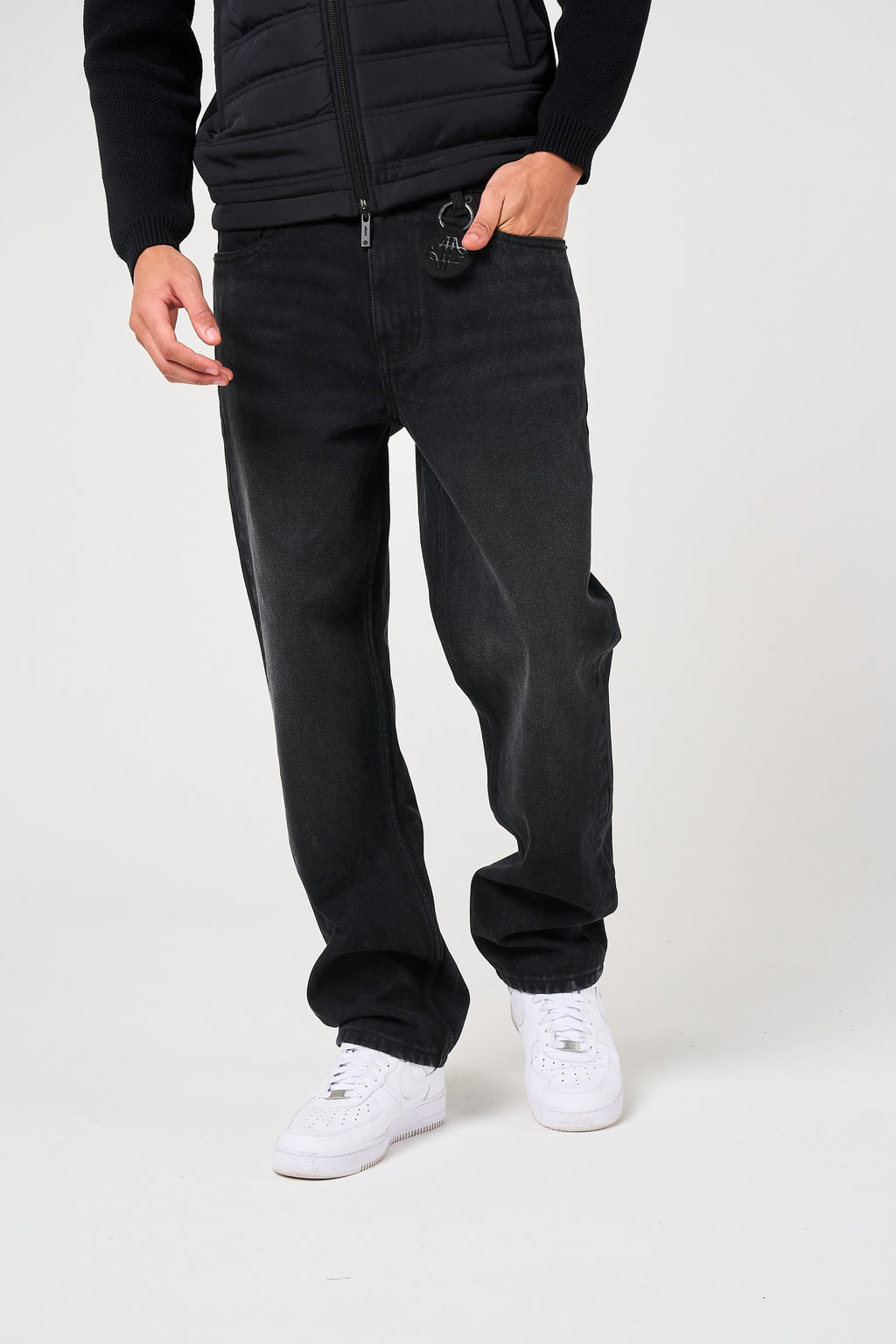 Lennox Black Straight Jean