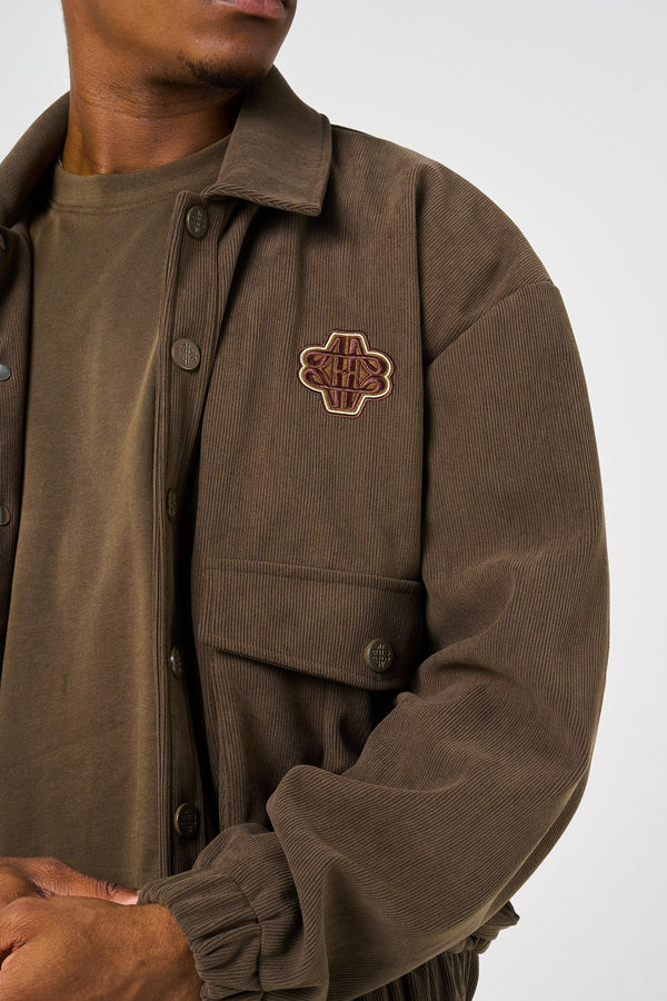 Tatum Brown Needle Cord Jacket