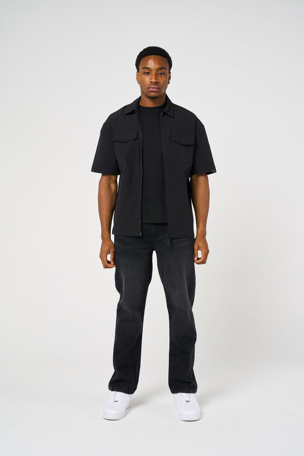 Giamco Zwart Overshirt
