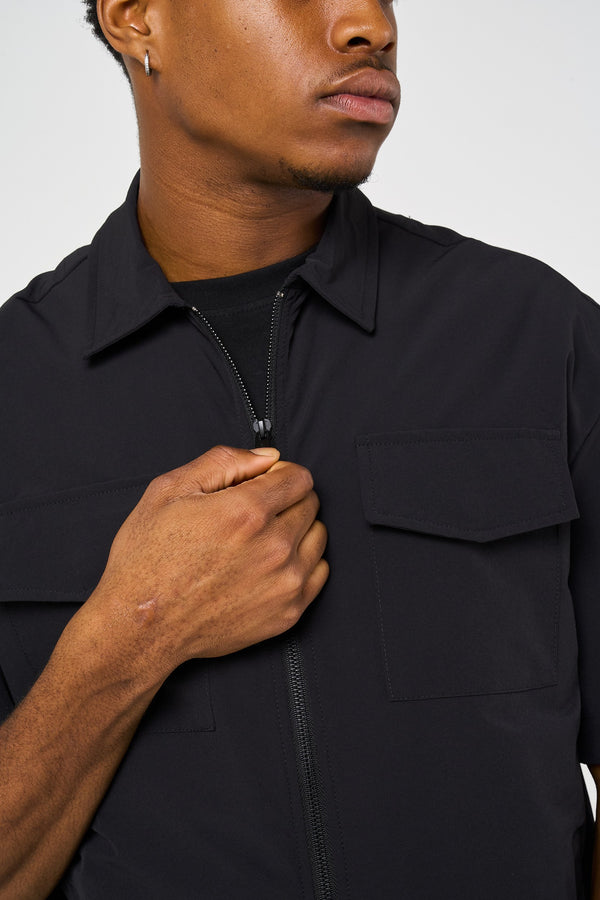 Giamco Zwart Overshirt
