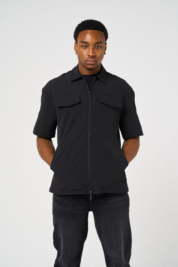 Giamco Zwart Overshirt