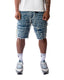 Sassari Frayed Blue Denim Shorts