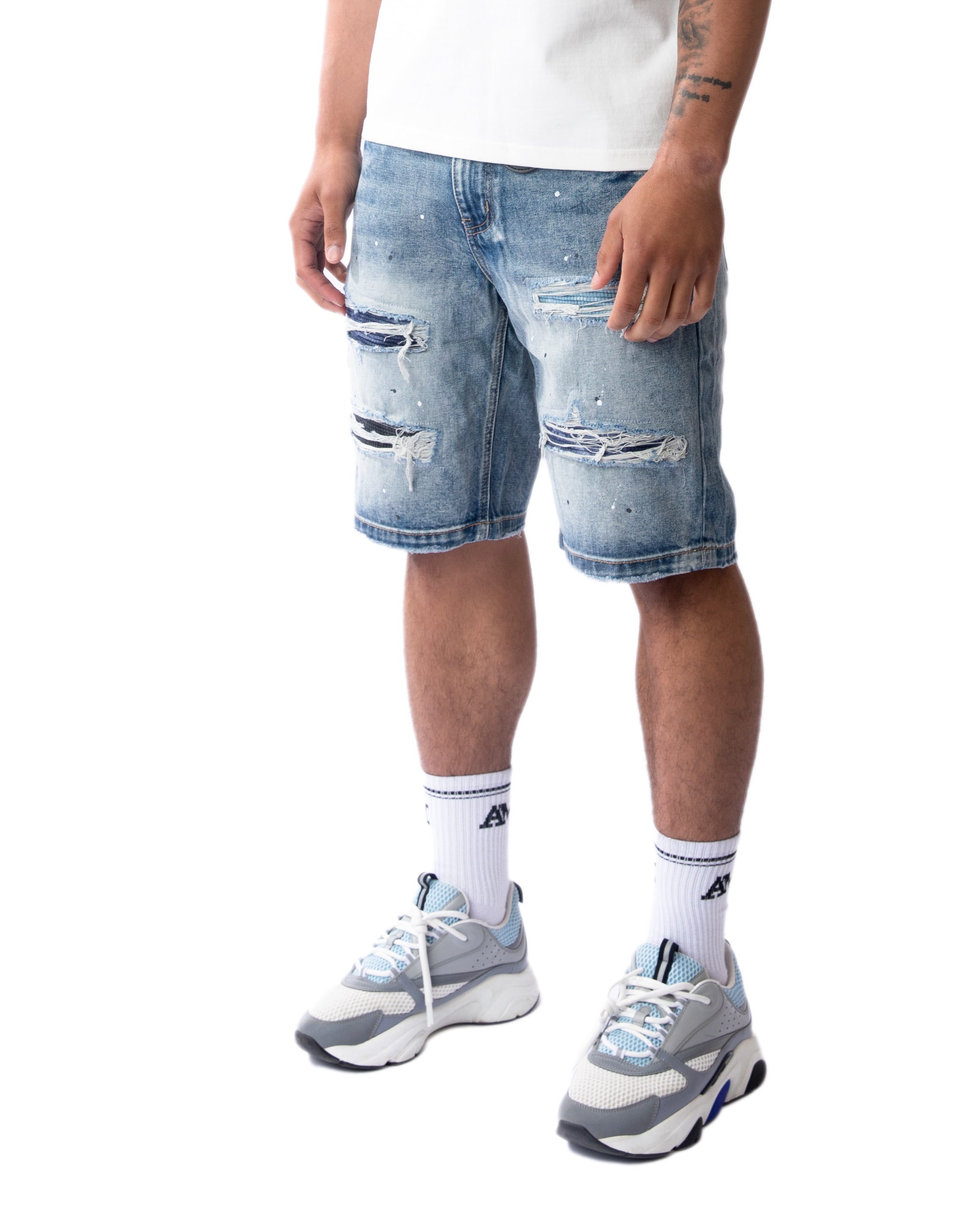 Shorts azules Sanko Mid
