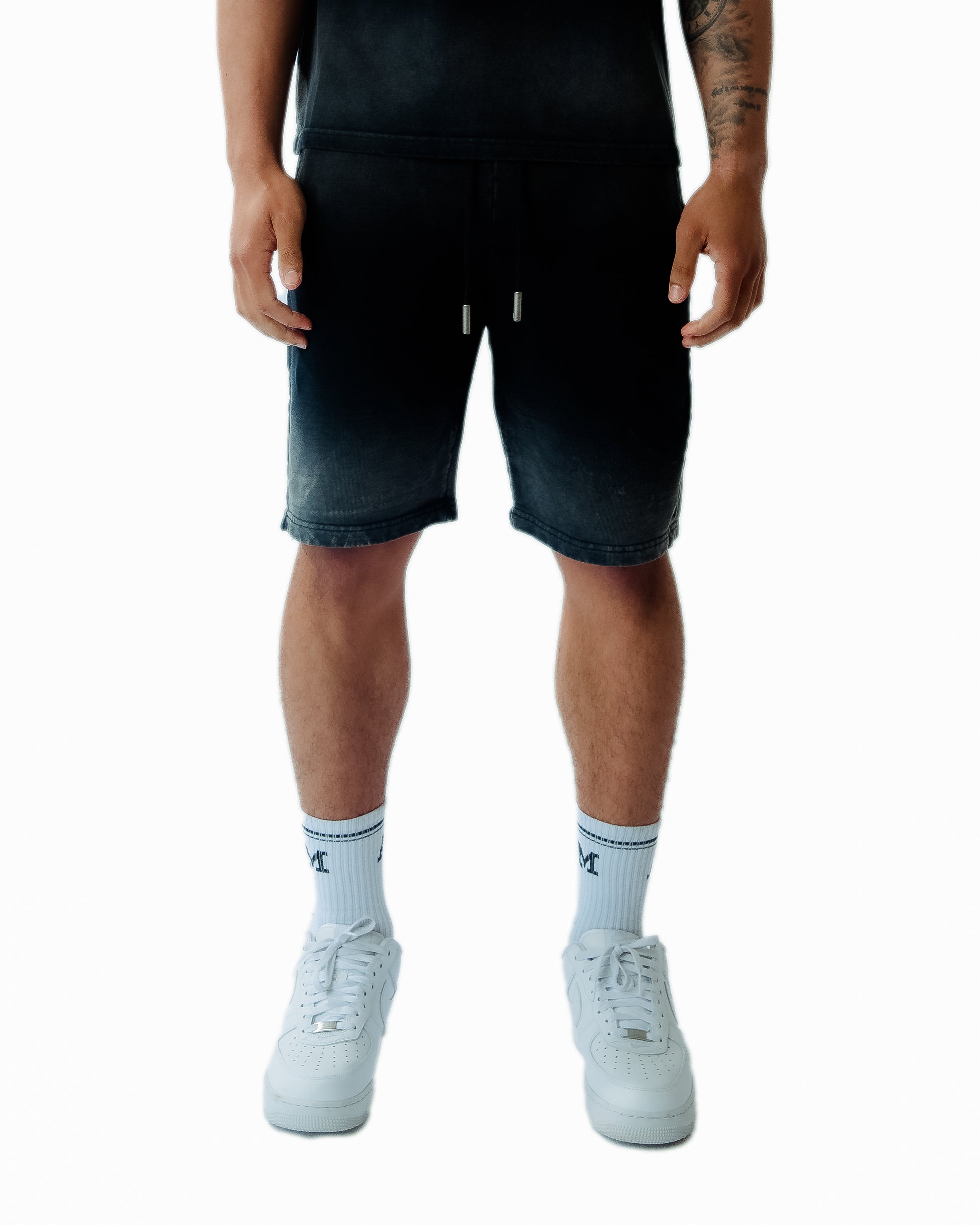 Levanto Gewassen Zwarte Shorts