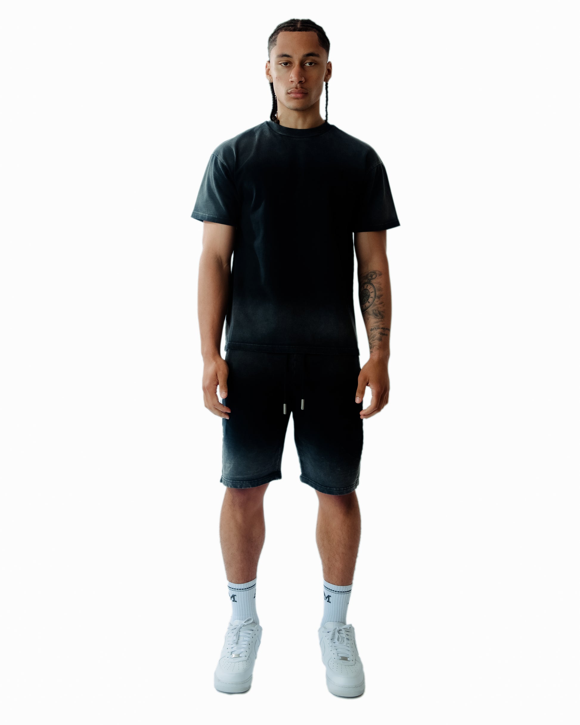 Levanto Gewassen Zwarte Shorts