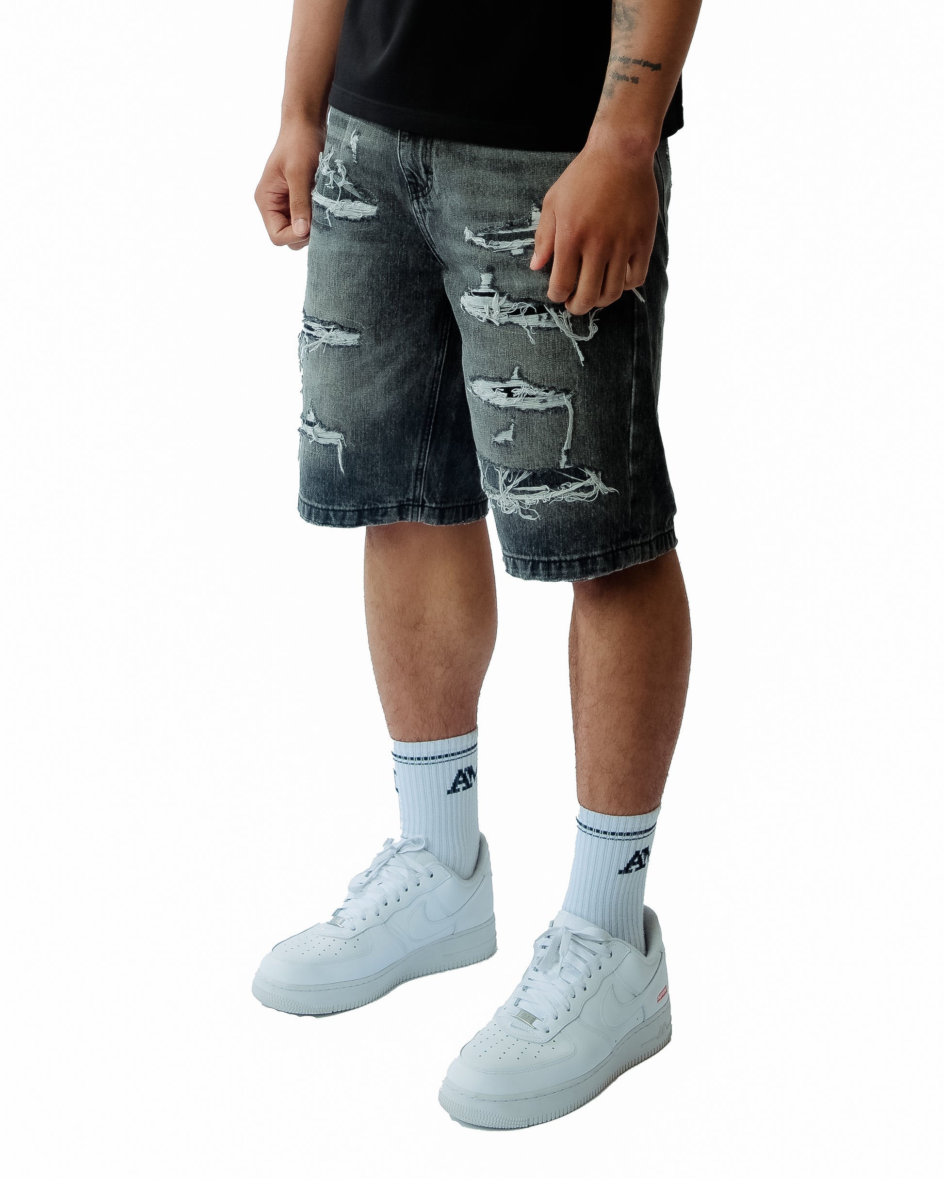 Imola Mid Grijze Shorts