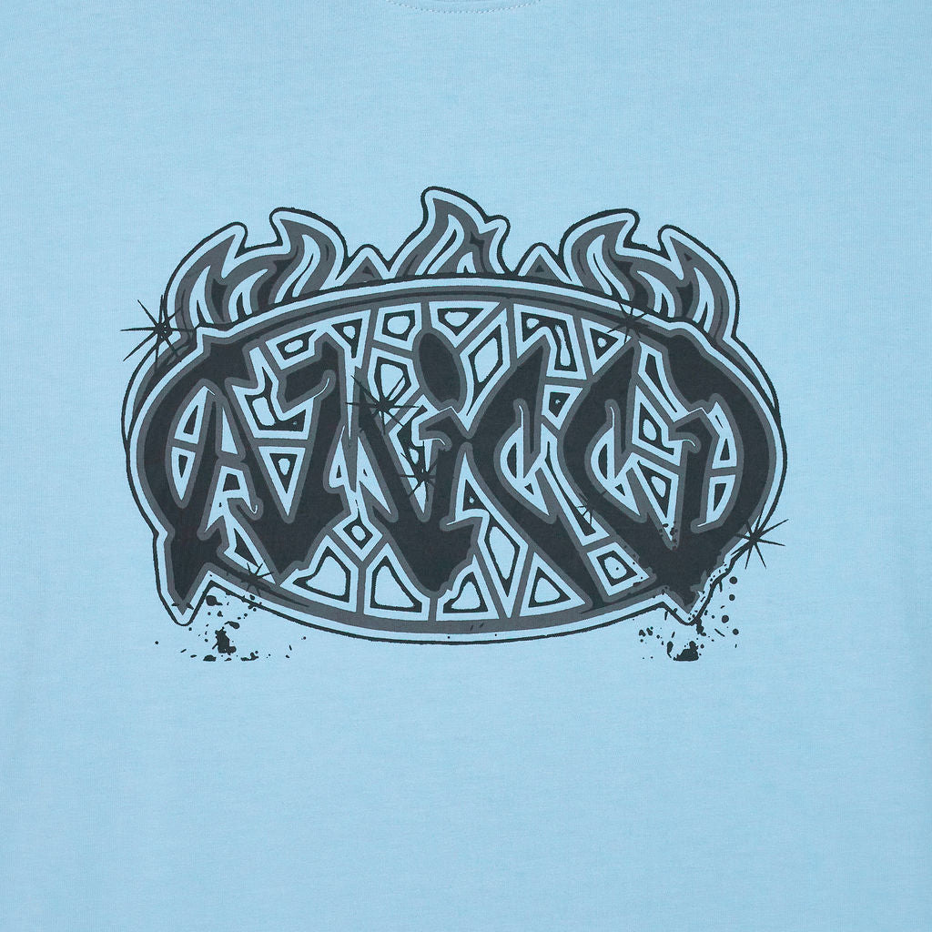 Camiseta gráfica Vallea azul