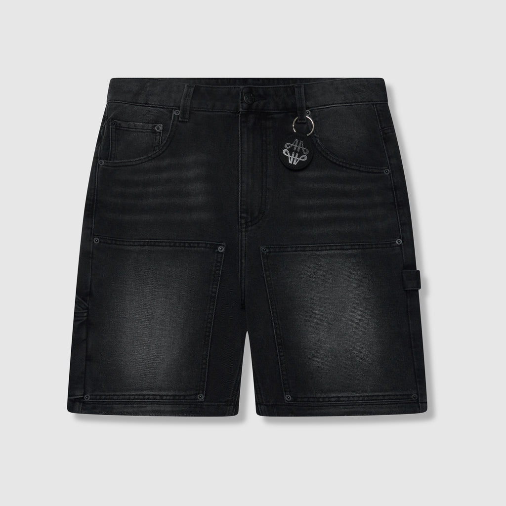Shorts de mezclilla Mason negros