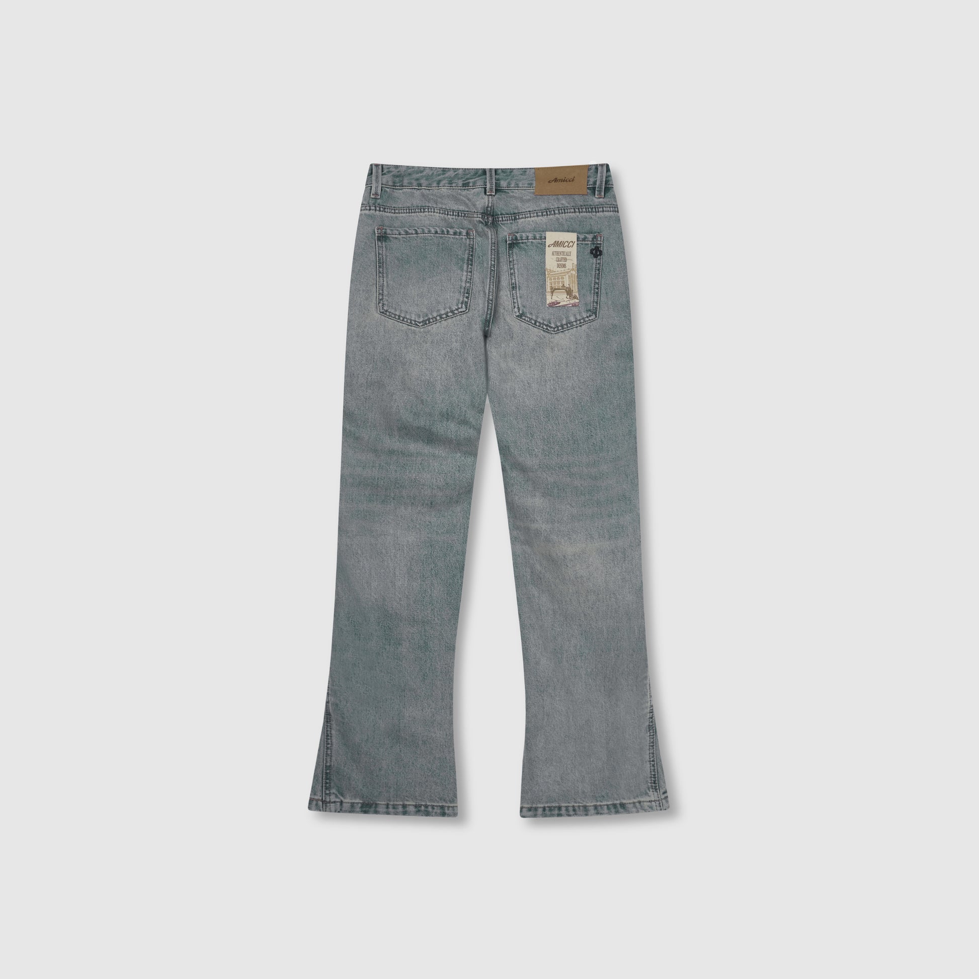 Lorient Gecombineerde Flare Jeans Blauw