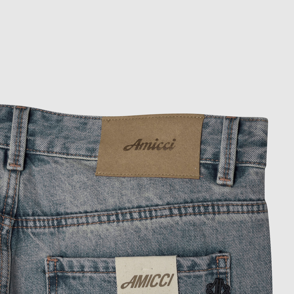 Lorient Gecombineerde Flare Jeans Blauw