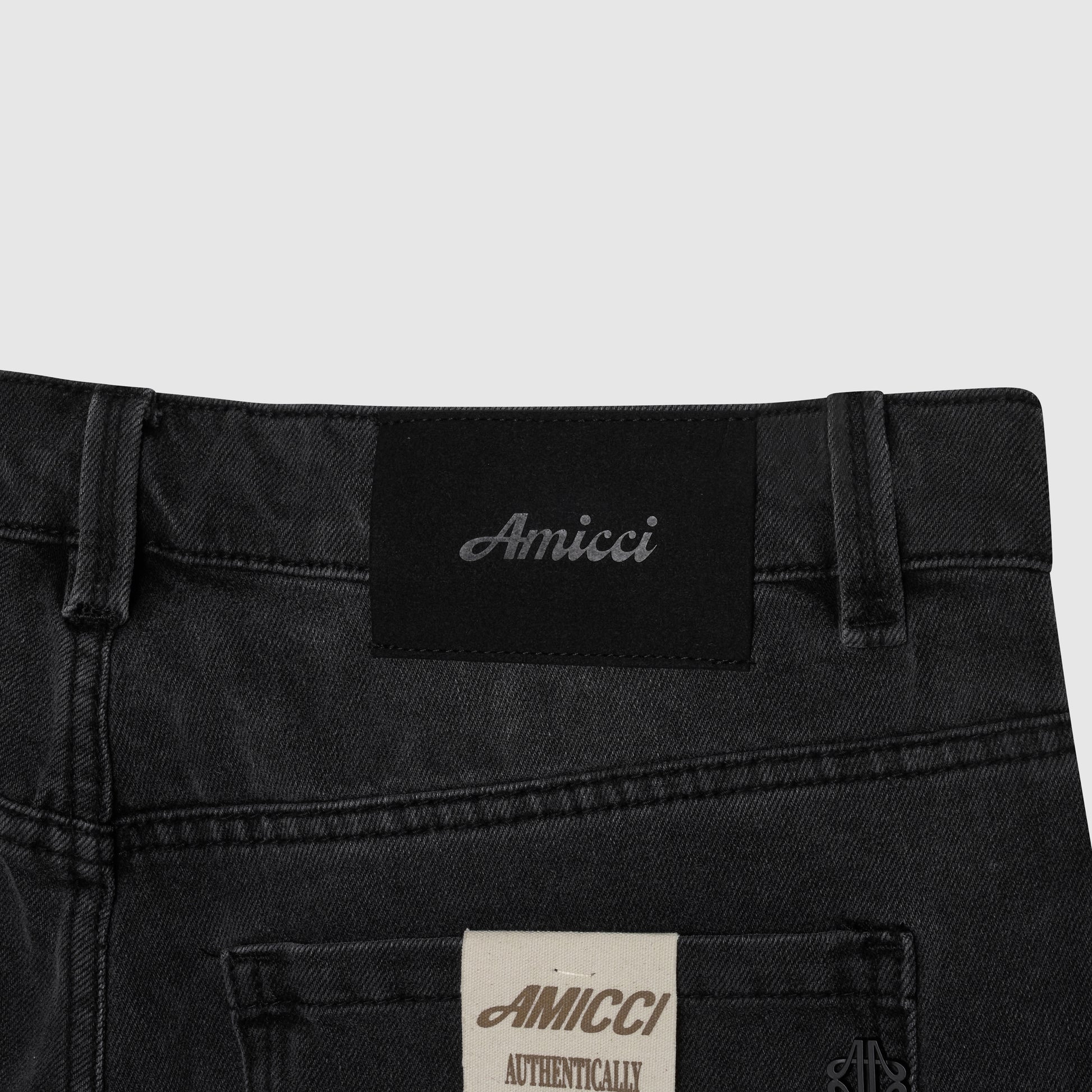 Givona Gewassen Zwarte Flare Jeans