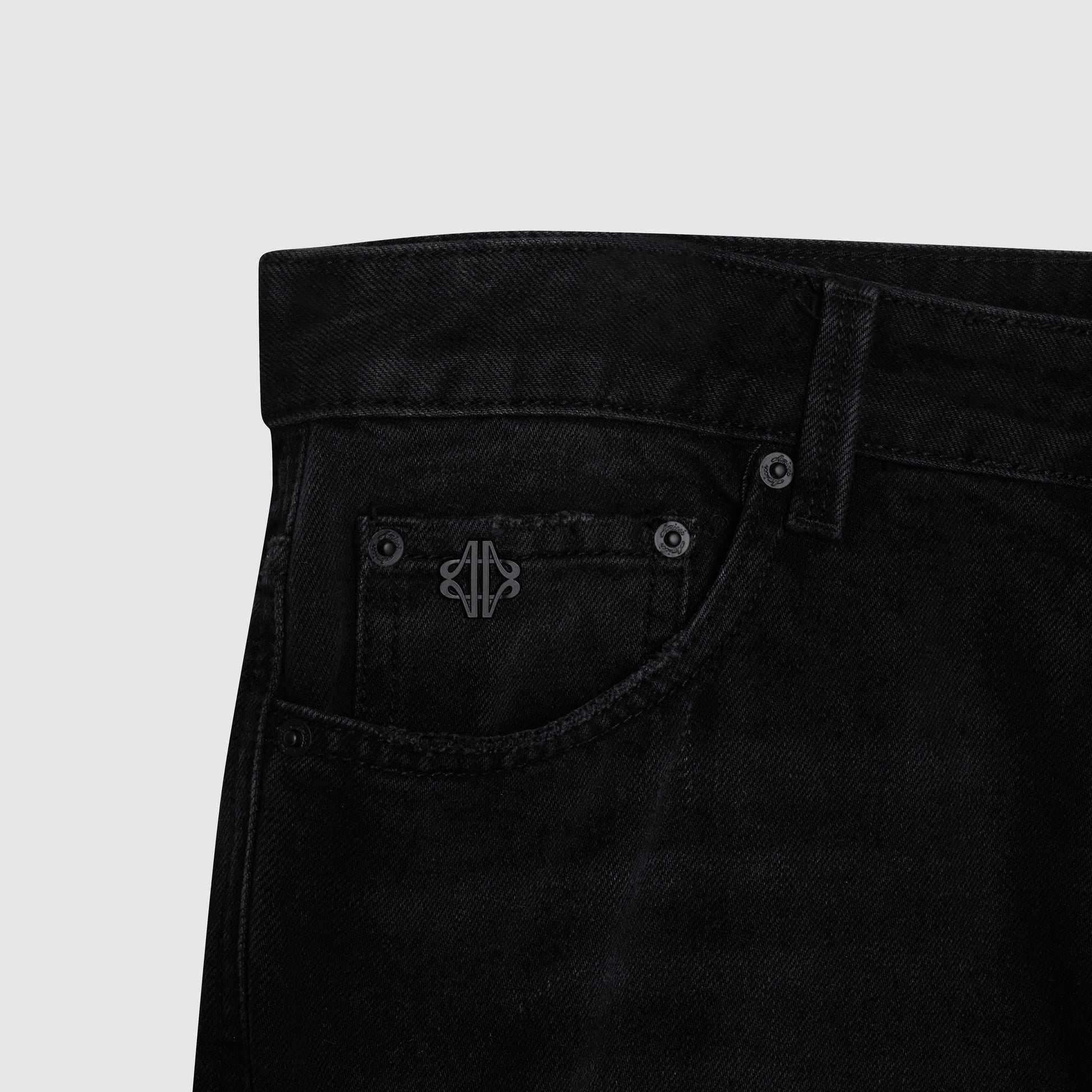 Lorient Gecombineerde Flare Jeans Zwart