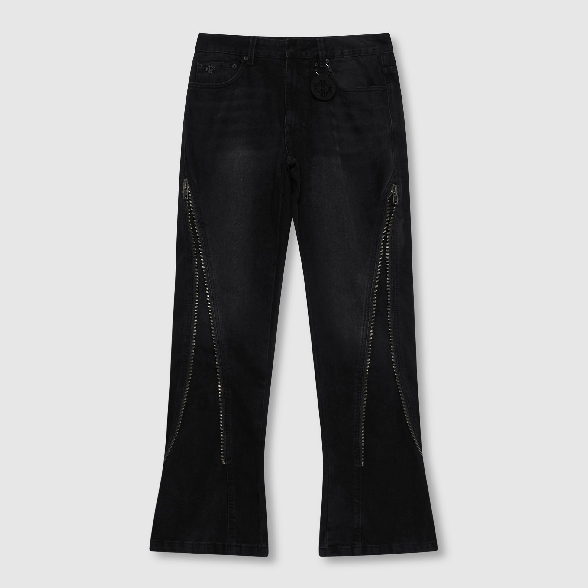 Lorient Gecombineerde Flare Jeans Zwart