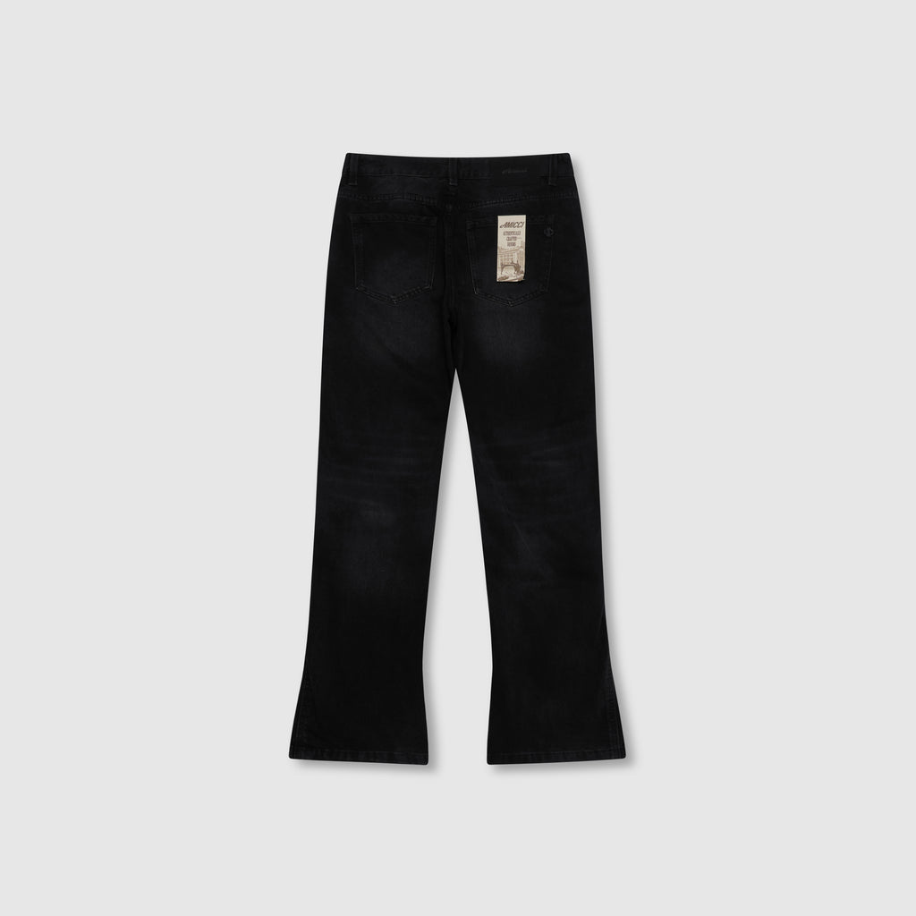 Lorient Gecombineerde Flare Jeans Zwart