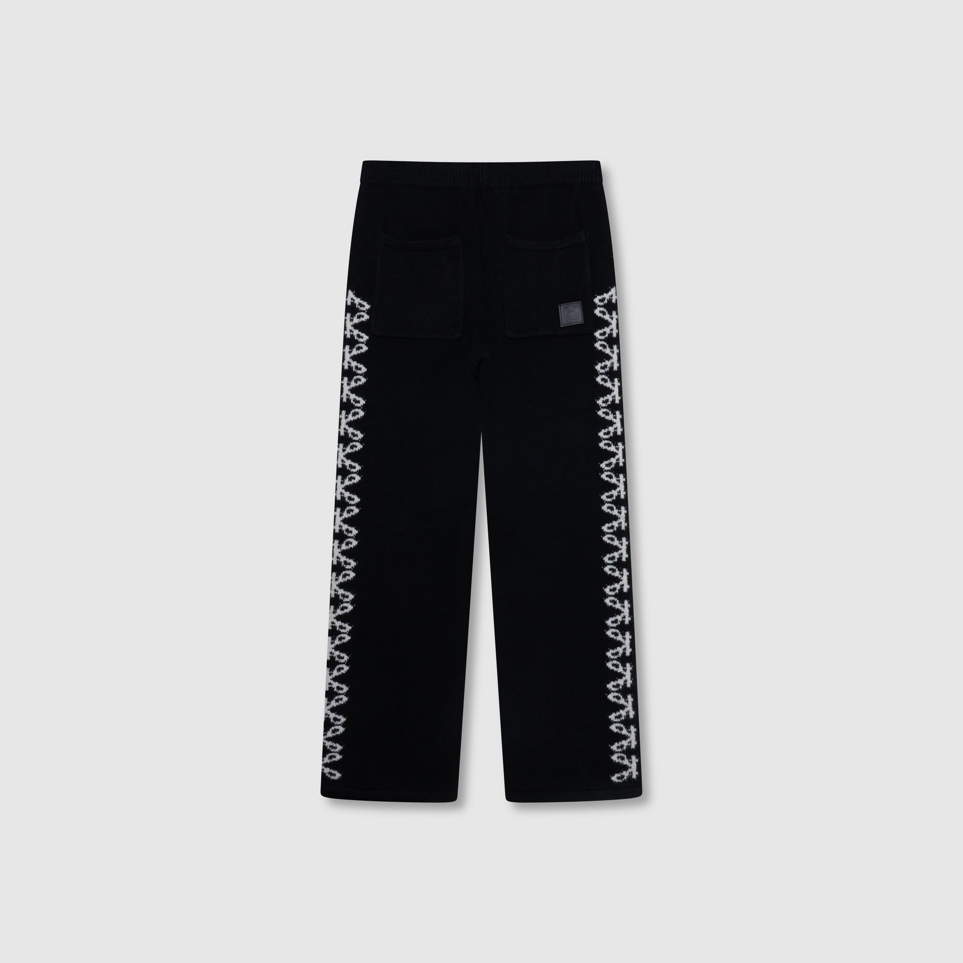 Jogger Negro de Punto Merino