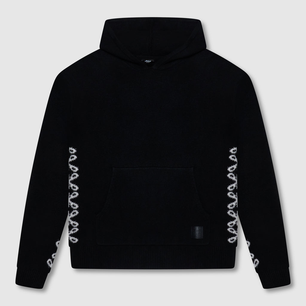 Sudadera negra de punto merino