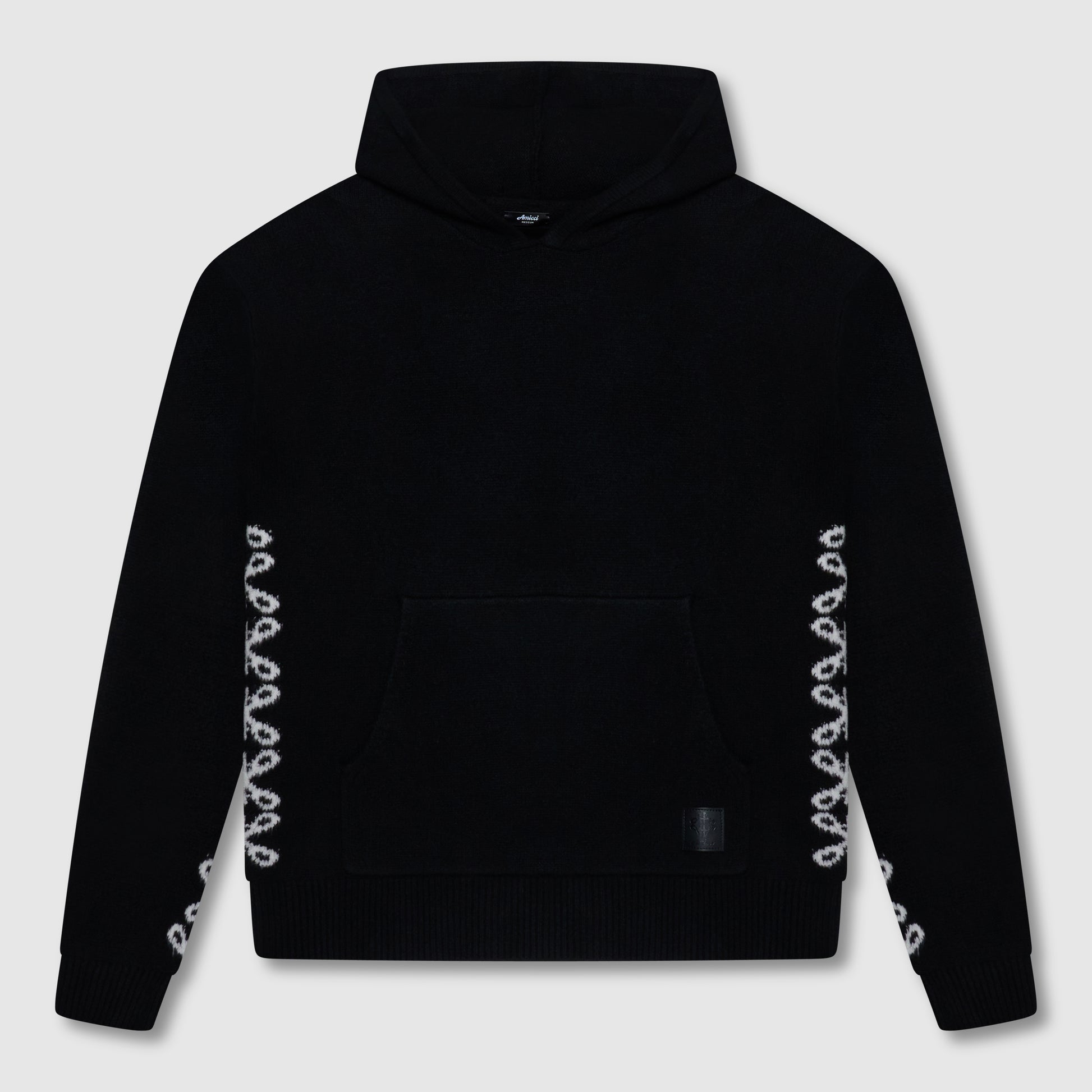 Sudadera negra de punto merino