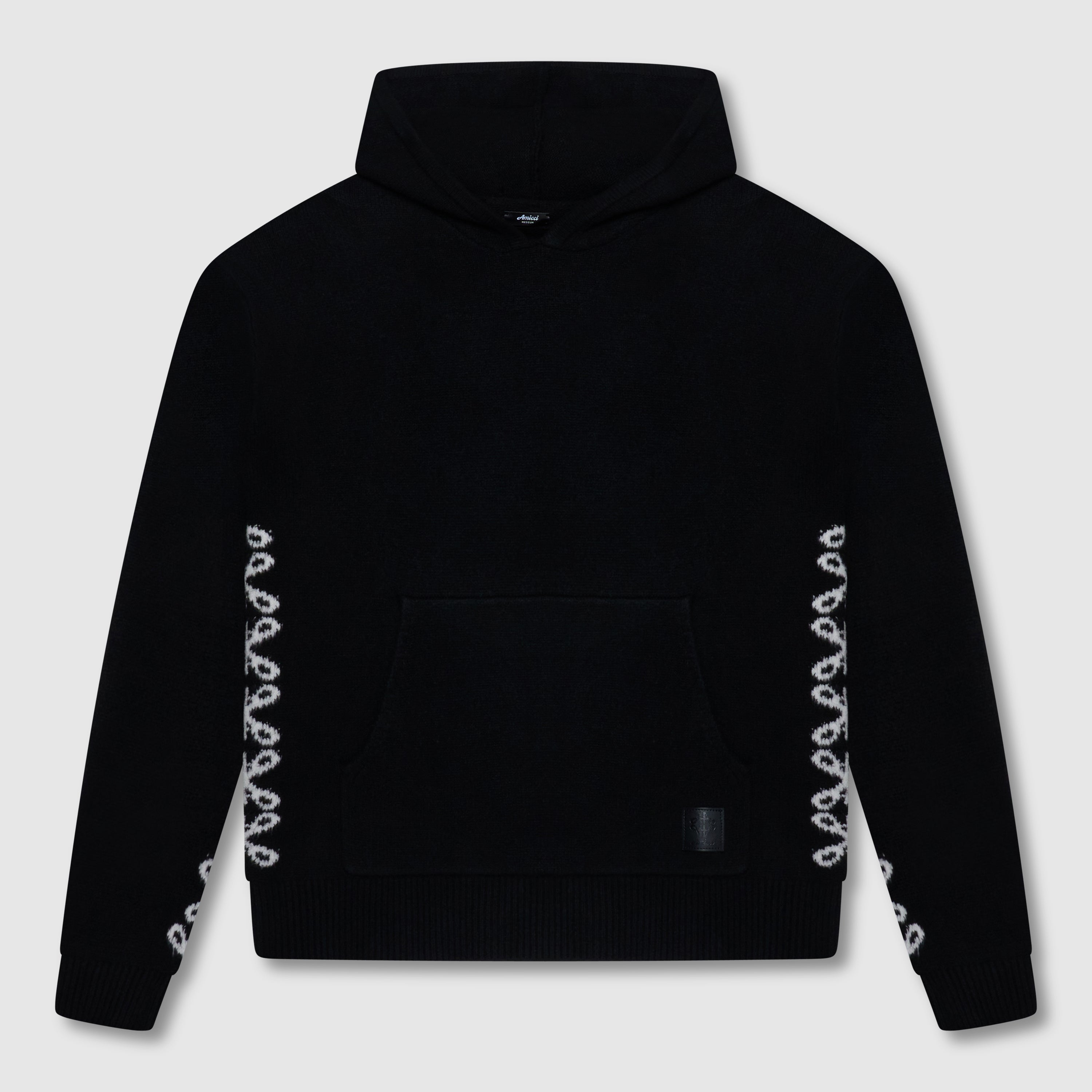 Sudadera negra de punto merino