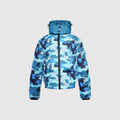 Chaqueta Puffer Camo Azul Donte