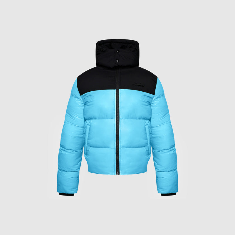 Chaqueta de plumas azul Bellezza