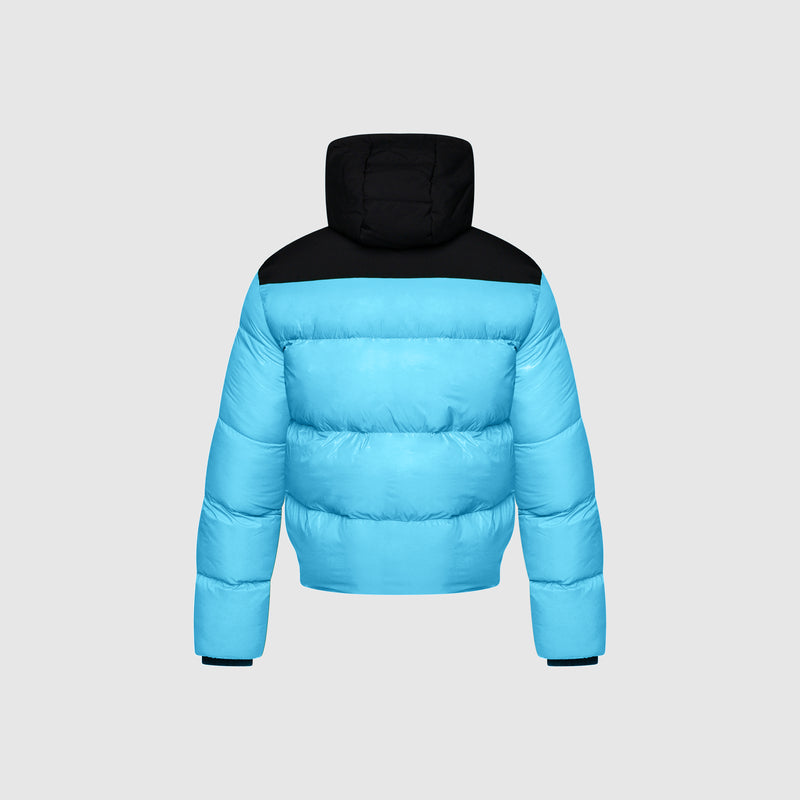 Chaqueta de plumas azul Bellezza