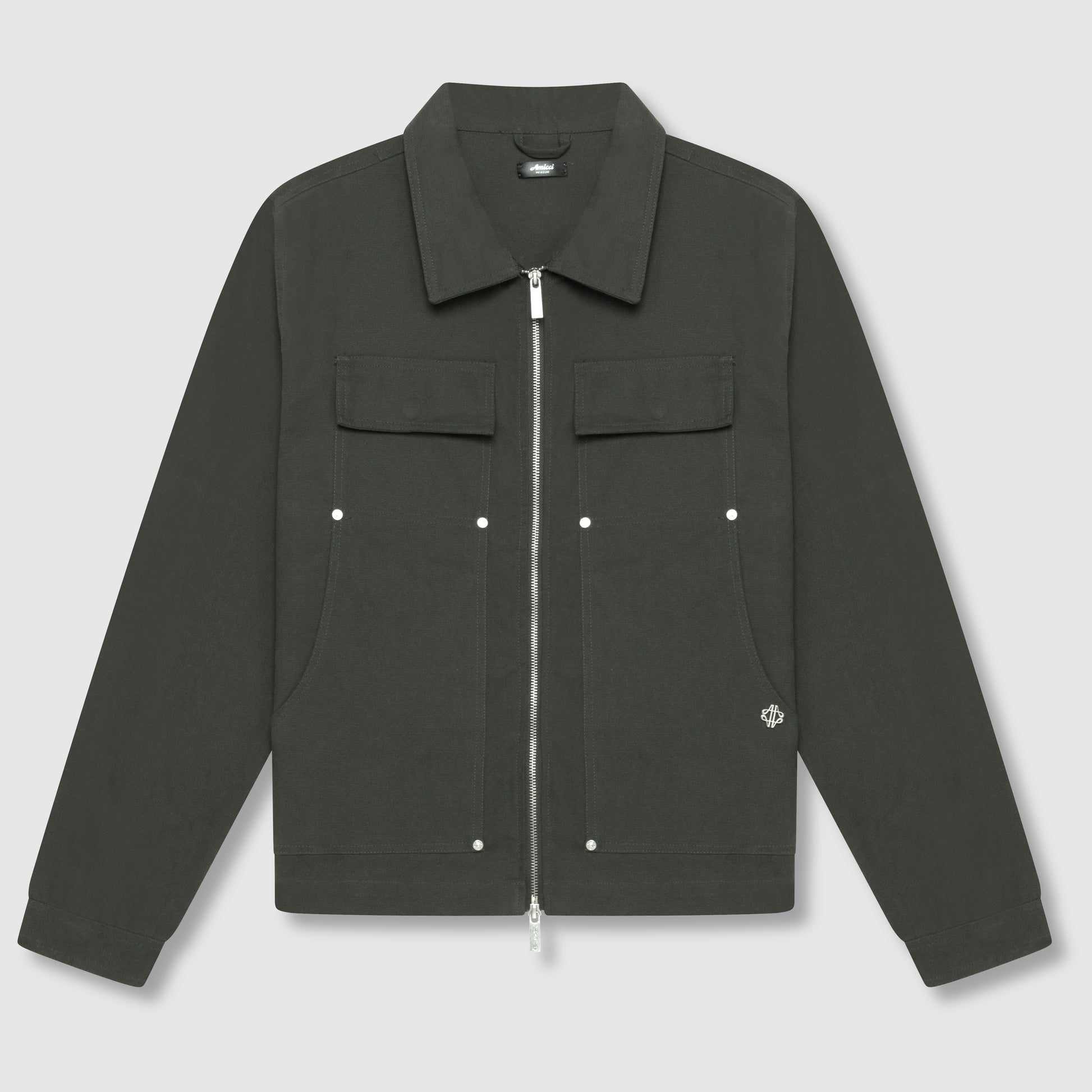 Wyatt Khaki Twill Overshirt